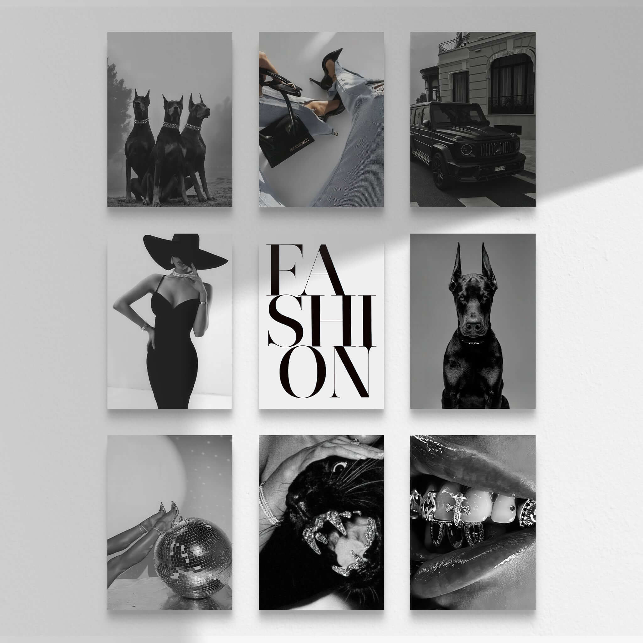 Modern Luxury Fashion Posters Set of 9 - Haus of Prints