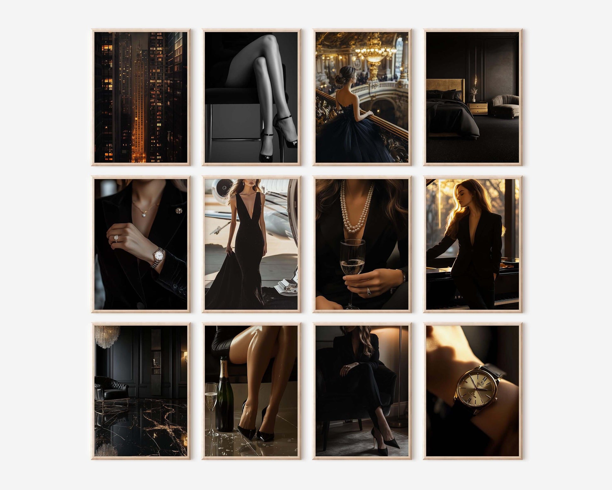 Modern Luxury Wall Art Set of 150 - Haus of Prints