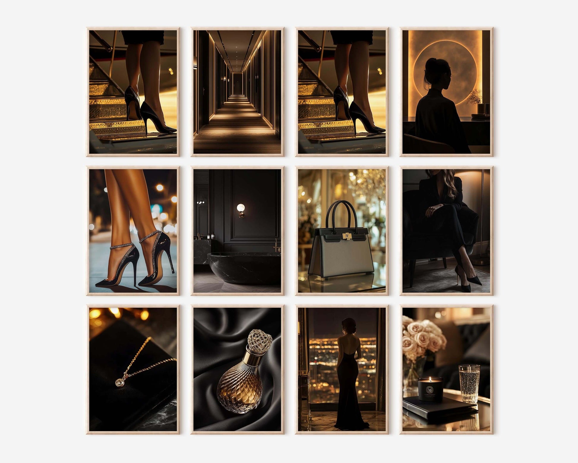 Modern Luxury Wall Art Set of 150 - Haus of Prints