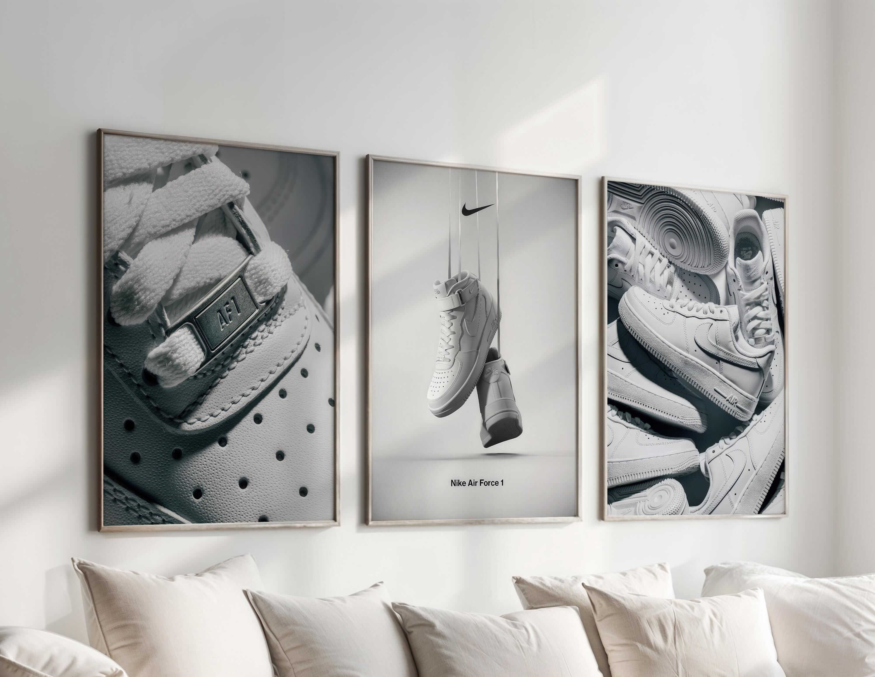 Nike Air Force 1 Wall Art Set of 3 - Haus of Prints