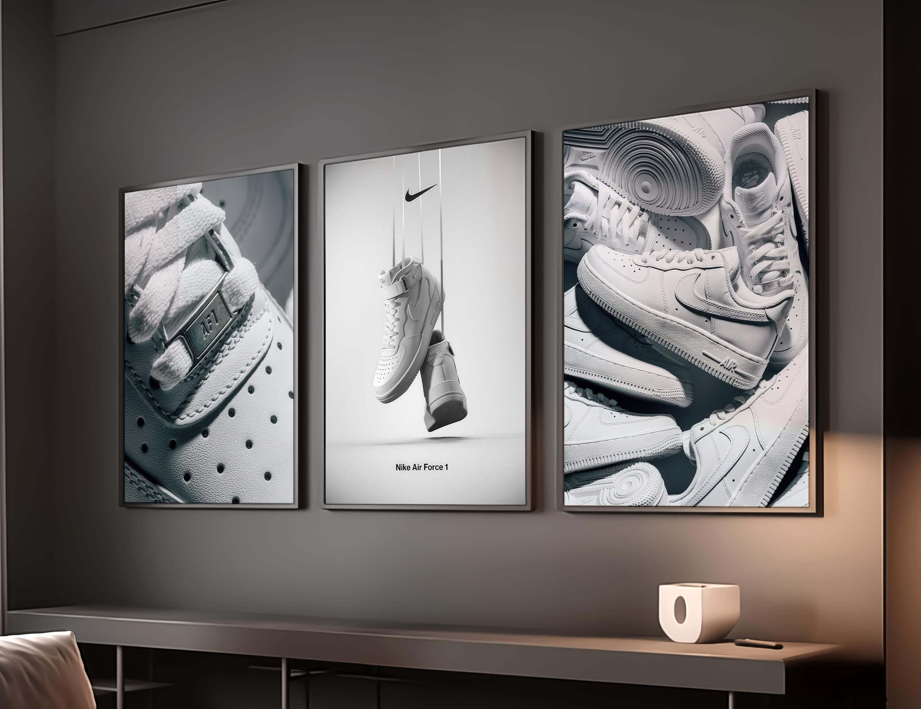 Nike Air Force 1 Wall Art Set of 3 - Haus of Prints