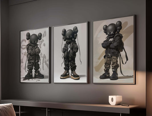Nike Designer Toys Poster Set of 3 - Haus of Prints