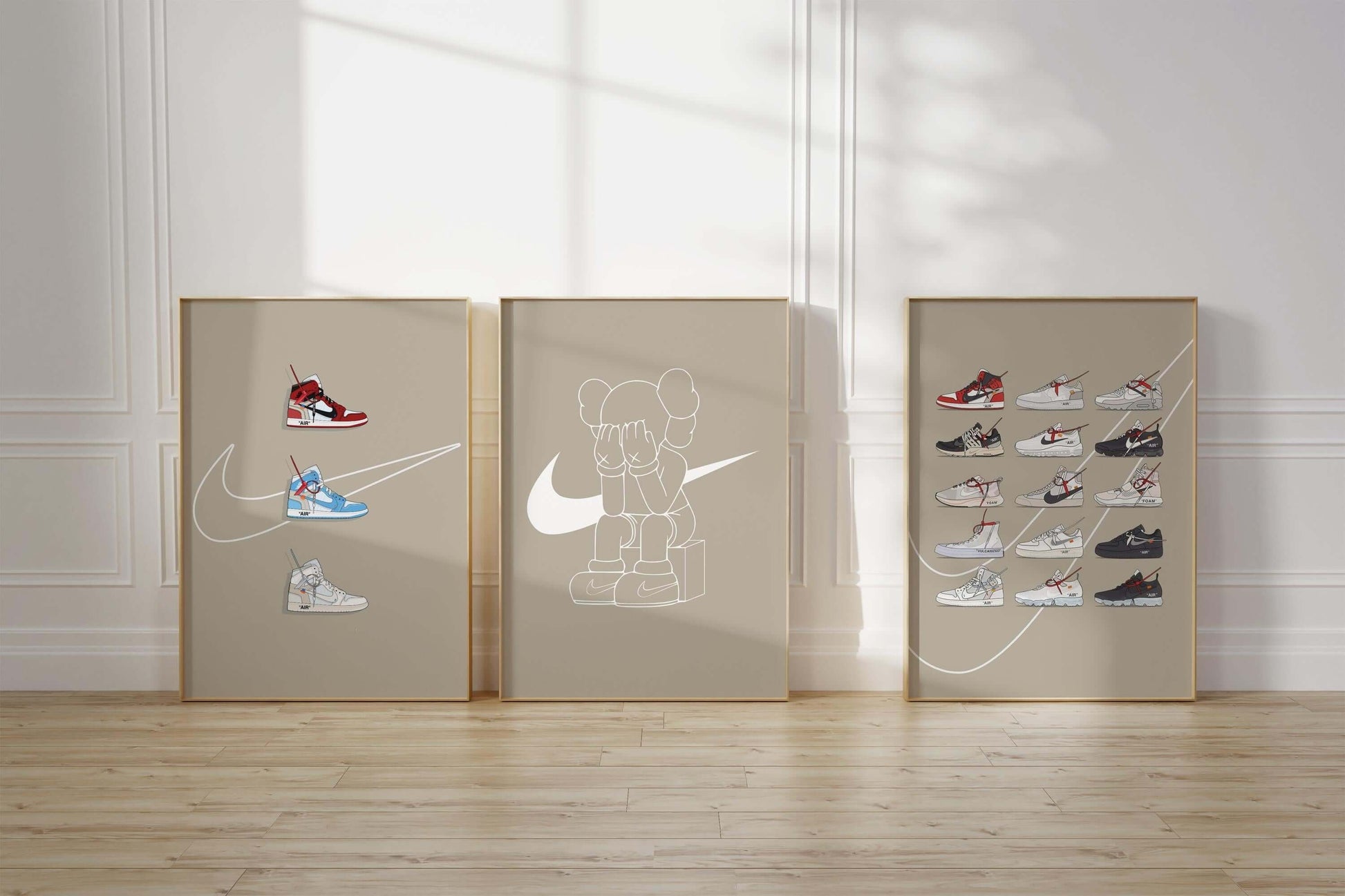 Nike Hypebeast Sneaker Poster Set of 3 - Haus of Prints