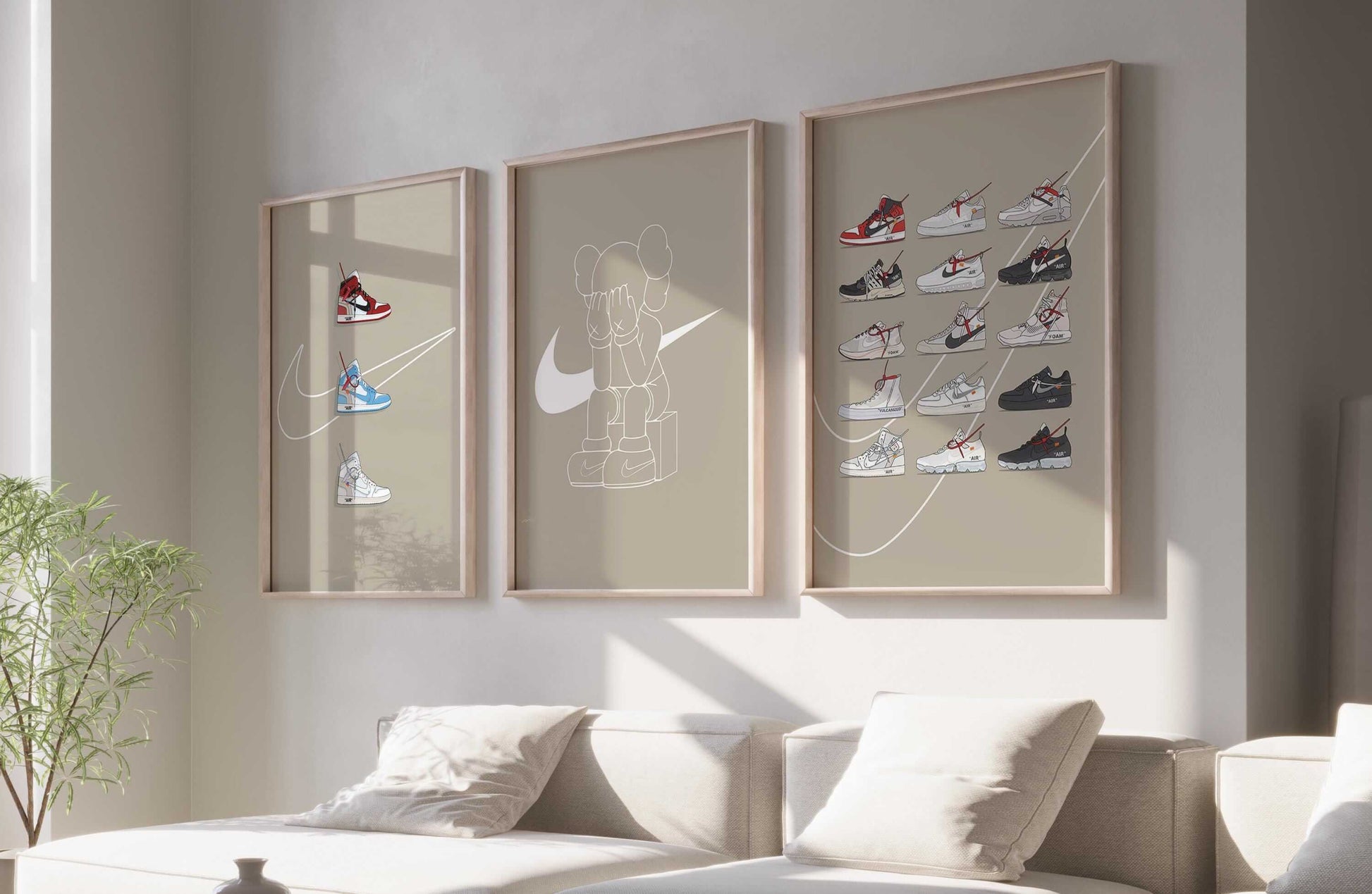 Nike Hypebeast Sneaker Poster Set of 3 - Haus of Prints