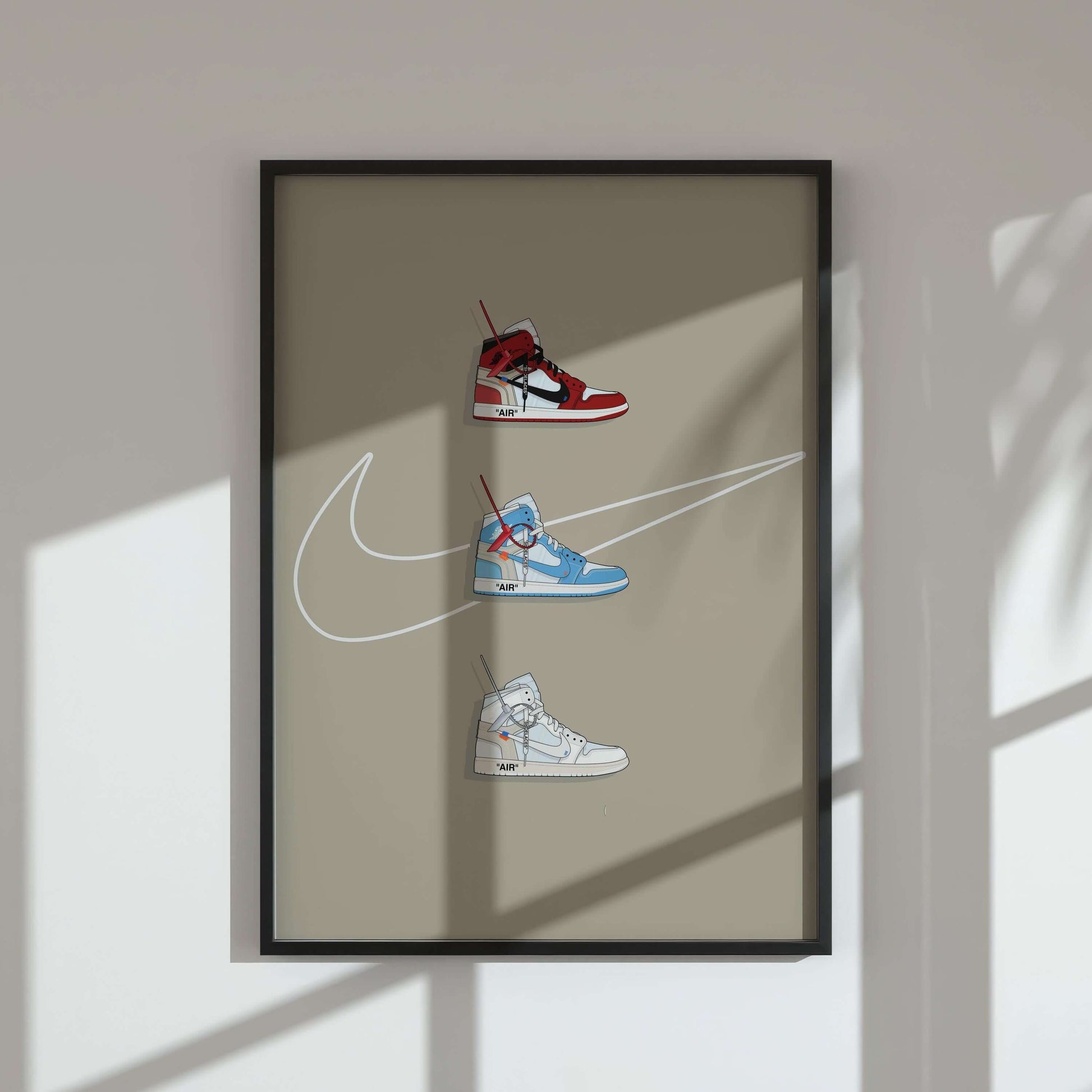 Nike Hypebeast Sneaker Poster Set of 3 - Haus of Prints