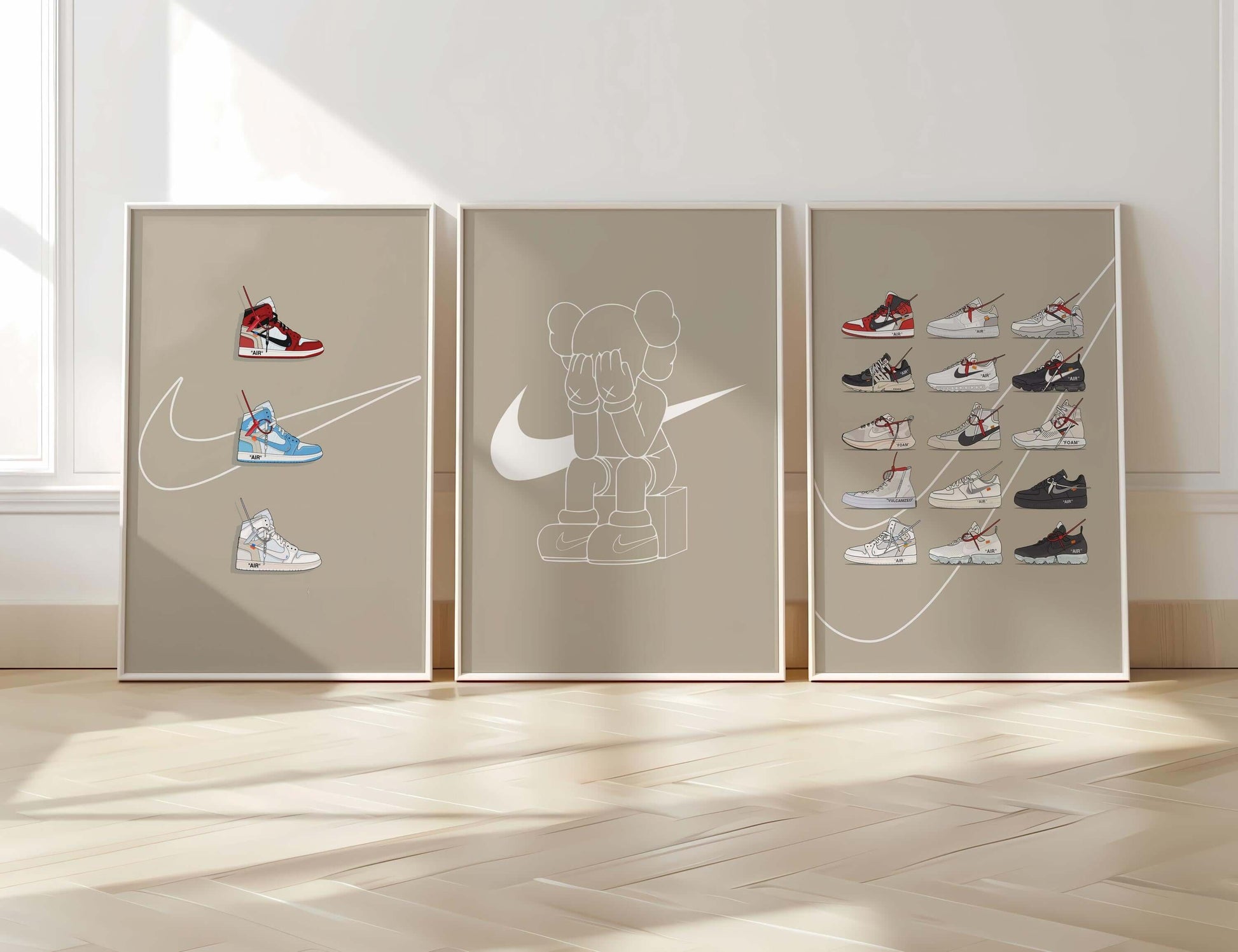 Nike Hypebeast Sneaker Poster Set of 3 - Haus of Prints