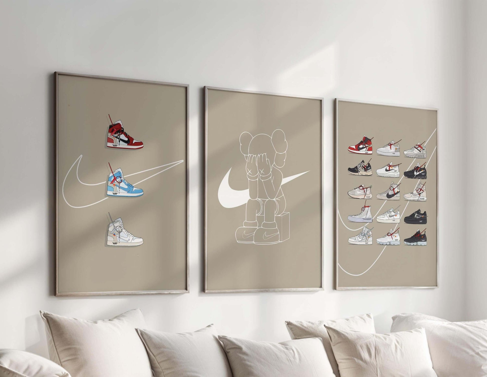 Nike Hypebeast Sneaker Poster Set of 3 - Haus of Prints