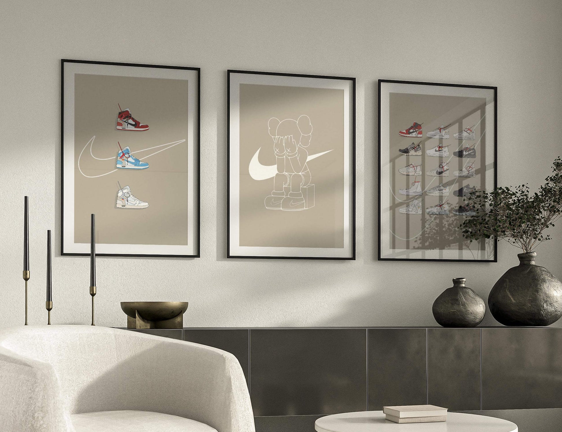 Nike Hypebeast Sneaker Poster Set of 3 - Haus of Prints