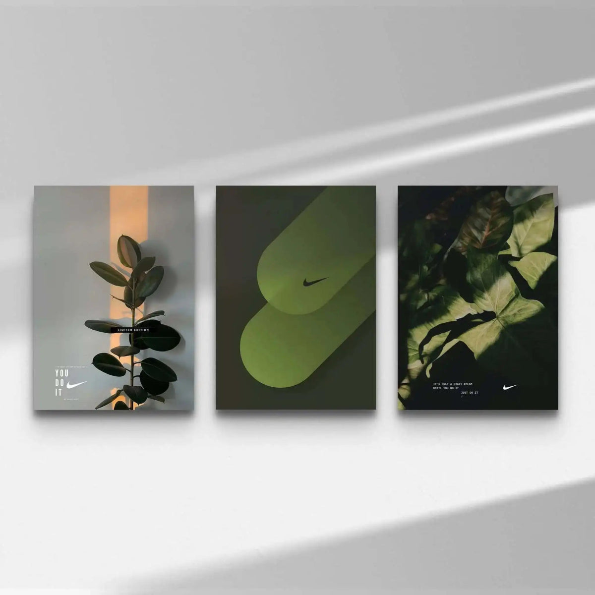 HAUS OF PRINTS Nike Luxury Wall Art Set of 3 - FASHION featuring Nike Luxury Wall Art design elements
