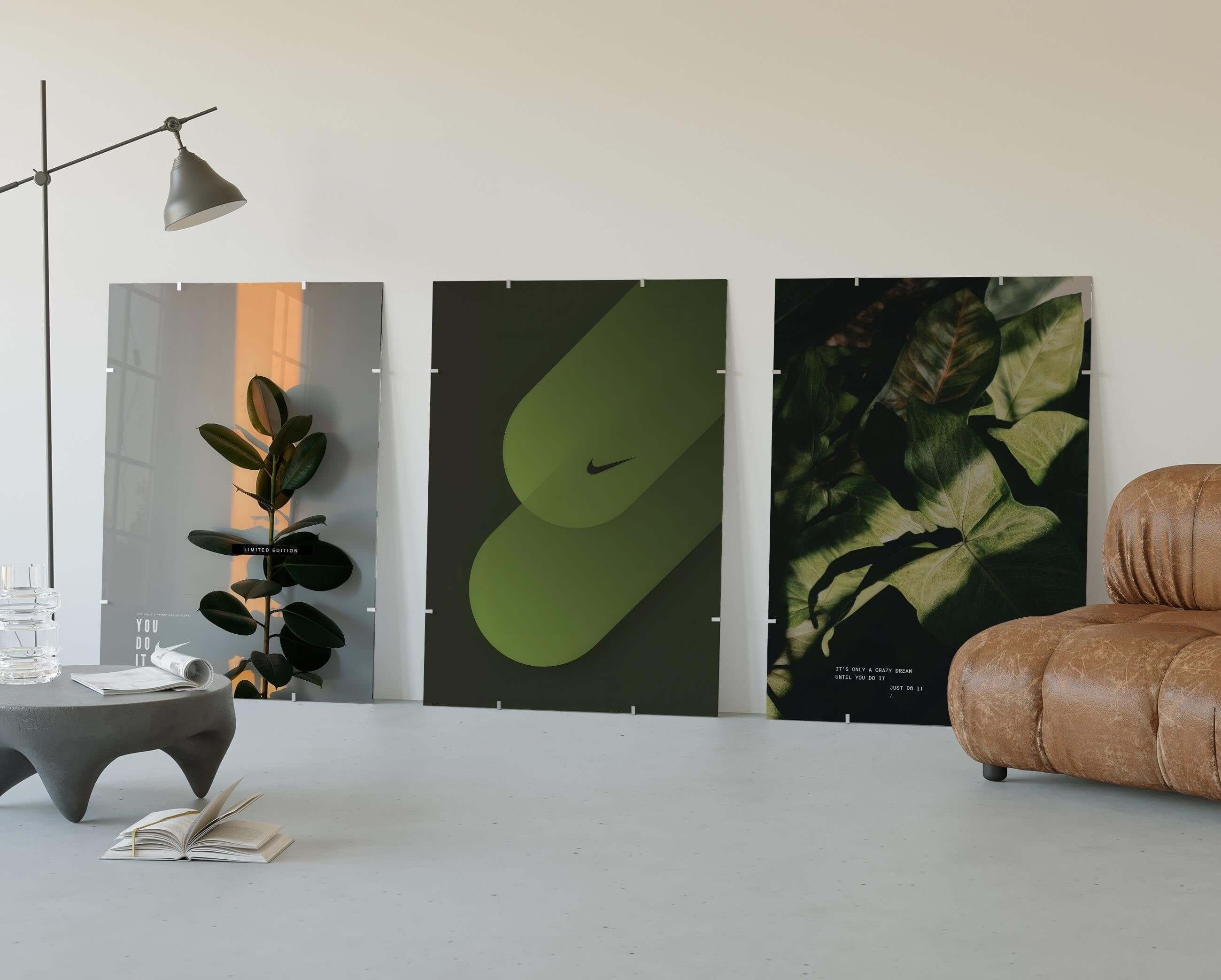 Nike Luxury Wall Art Set of 3 - Haus of Prints