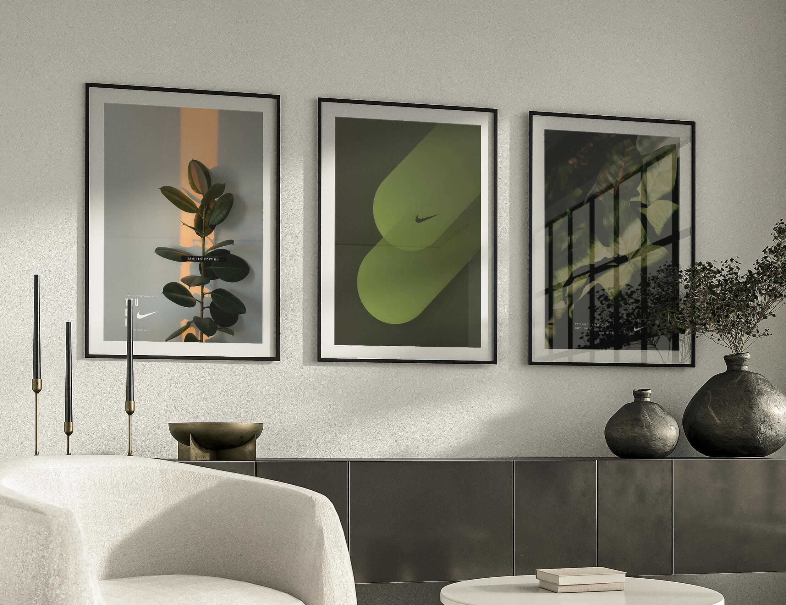 Nike Luxury Wall Art Set of 3 - Haus of Prints