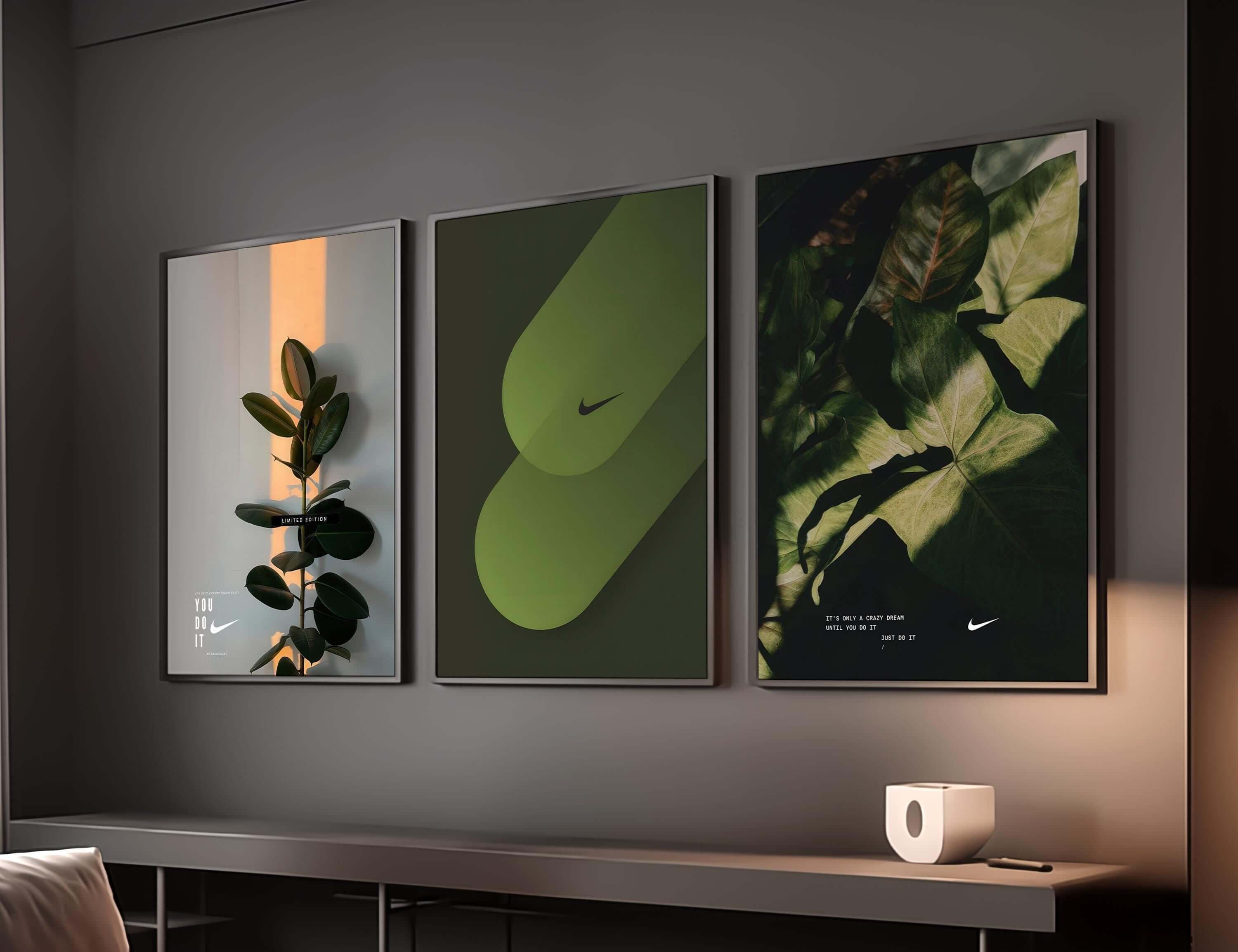 Nike Luxury Wall Art Set of 3 - Haus of Prints