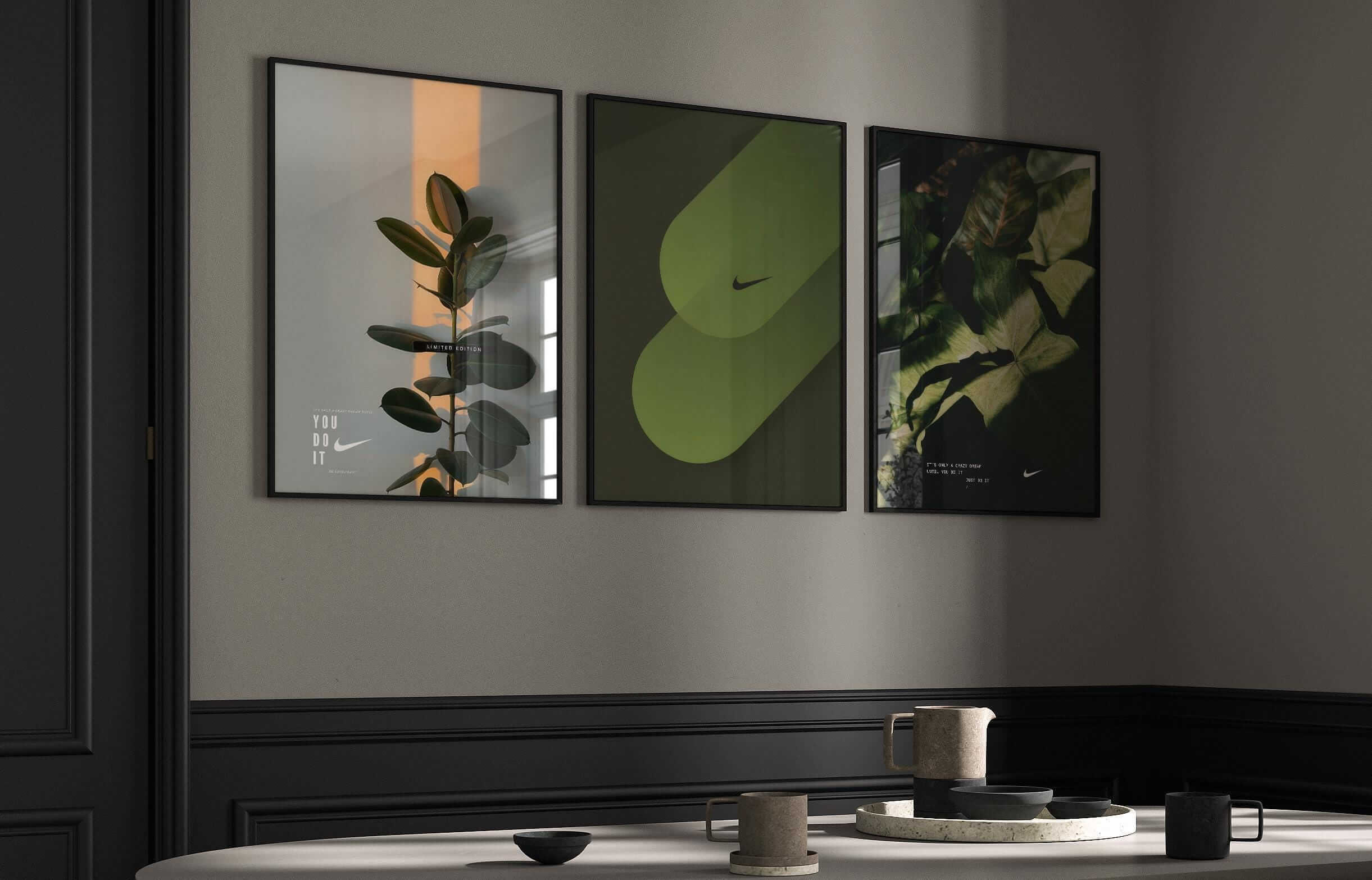 Nike Luxury Wall Art Set of 3 - Haus of Prints