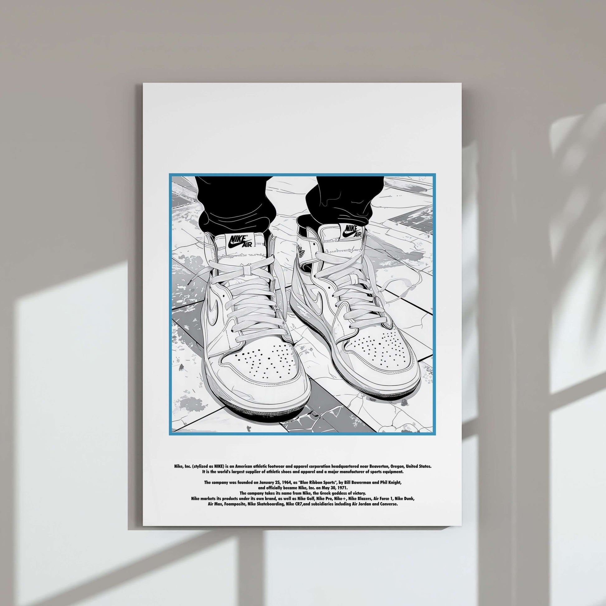 Nike Sneaker Wall Art Set of 3 - Haus of Prints