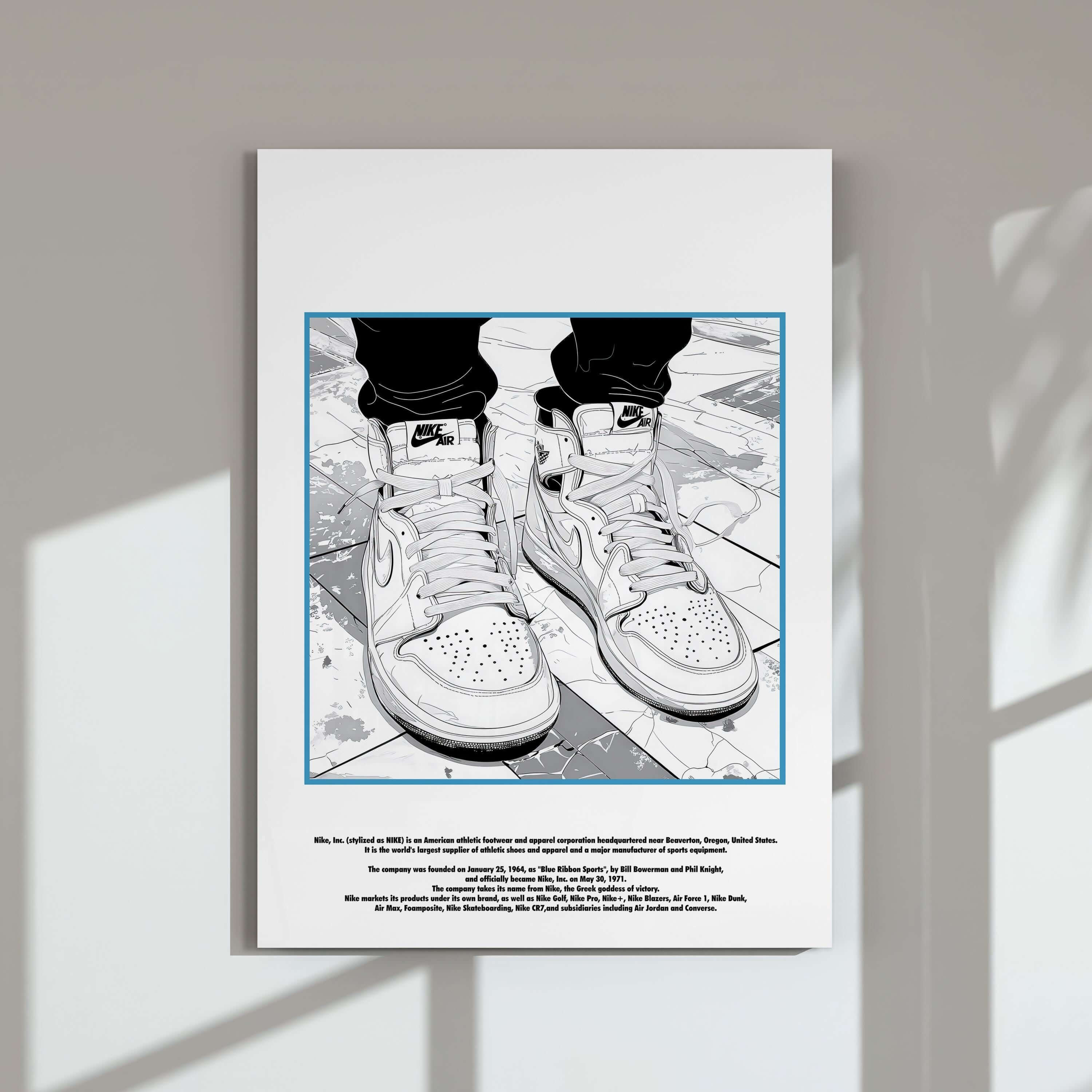 Nike Sneaker Wall Art Set of 3 - Haus of Prints