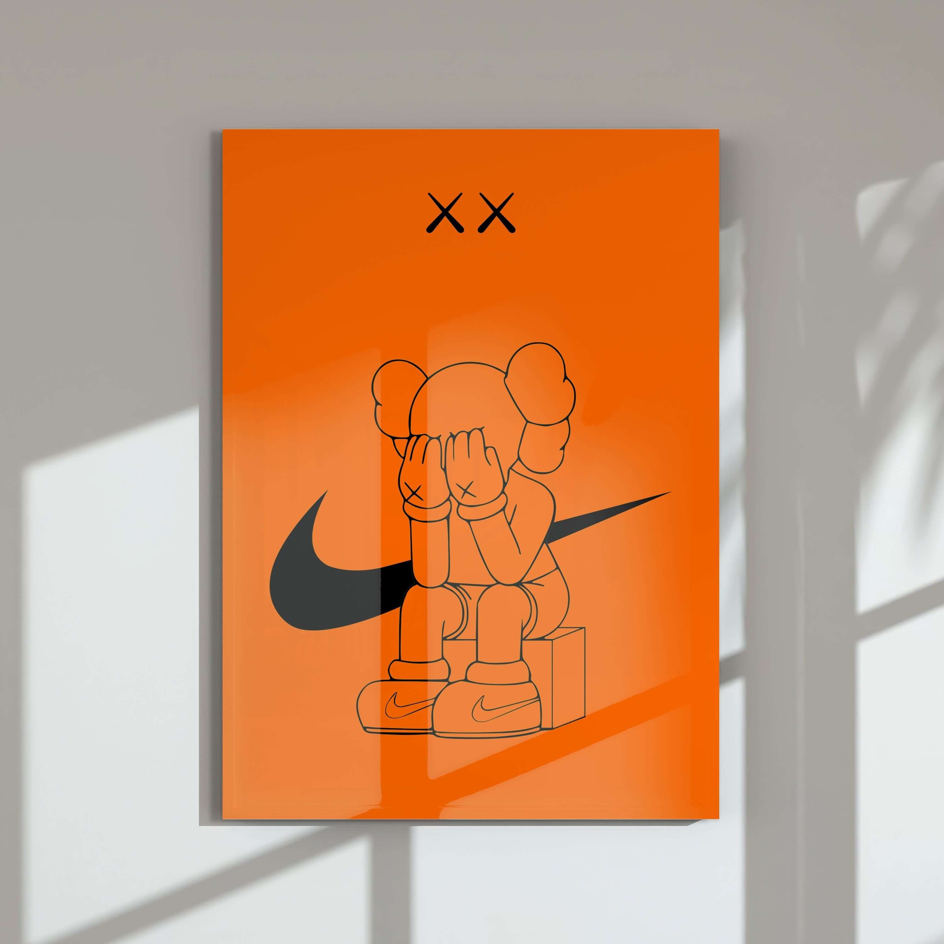 Orange Hypebeast Poster Set of 3 - Haus of Prints