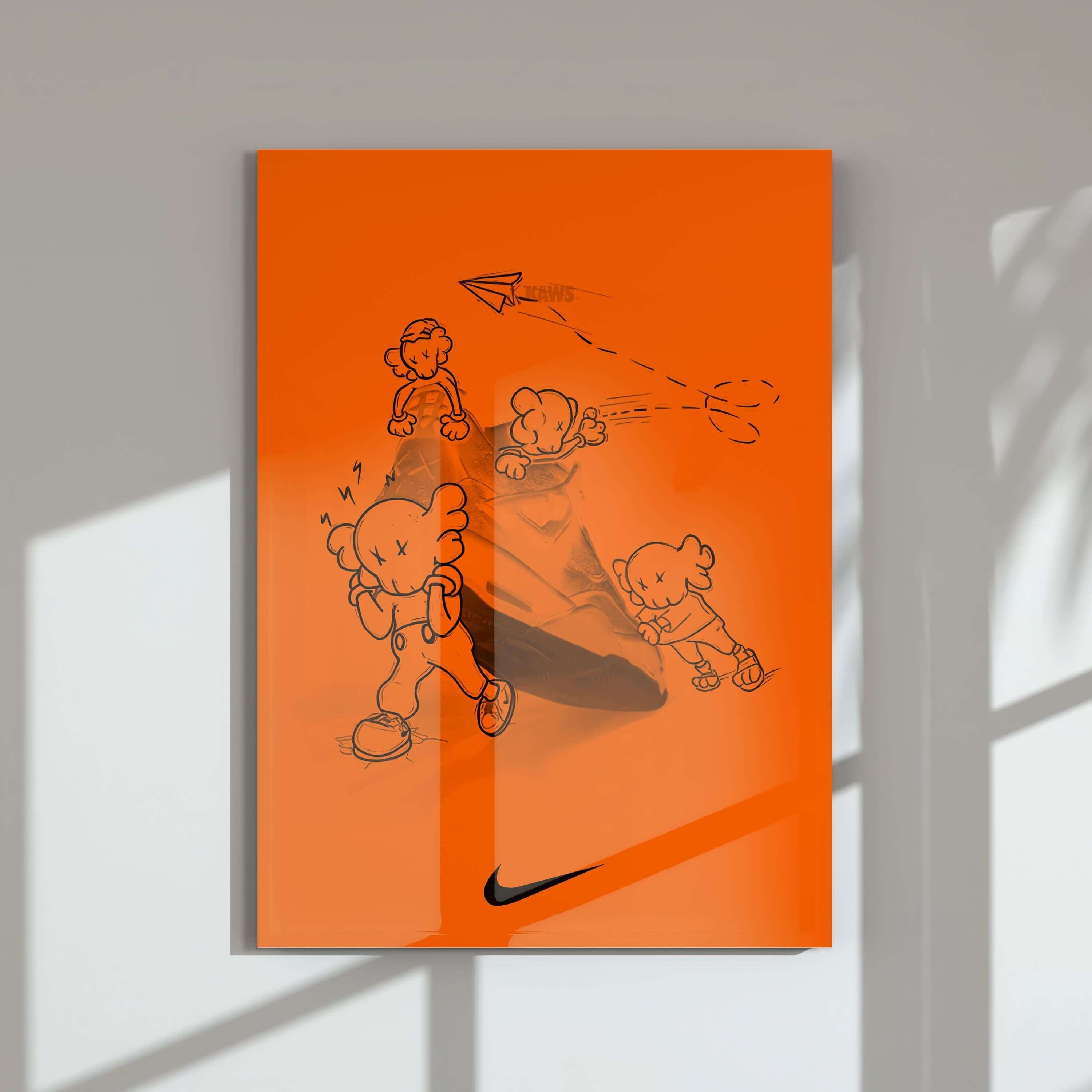 Orange Hypebeast Poster Set of 3 - Haus of Prints