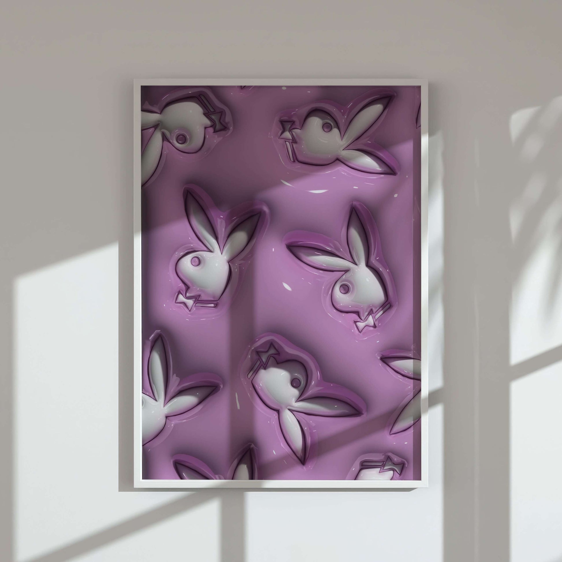PINK Hypebeast 3D Poster Set of 3 - Haus of Prints
