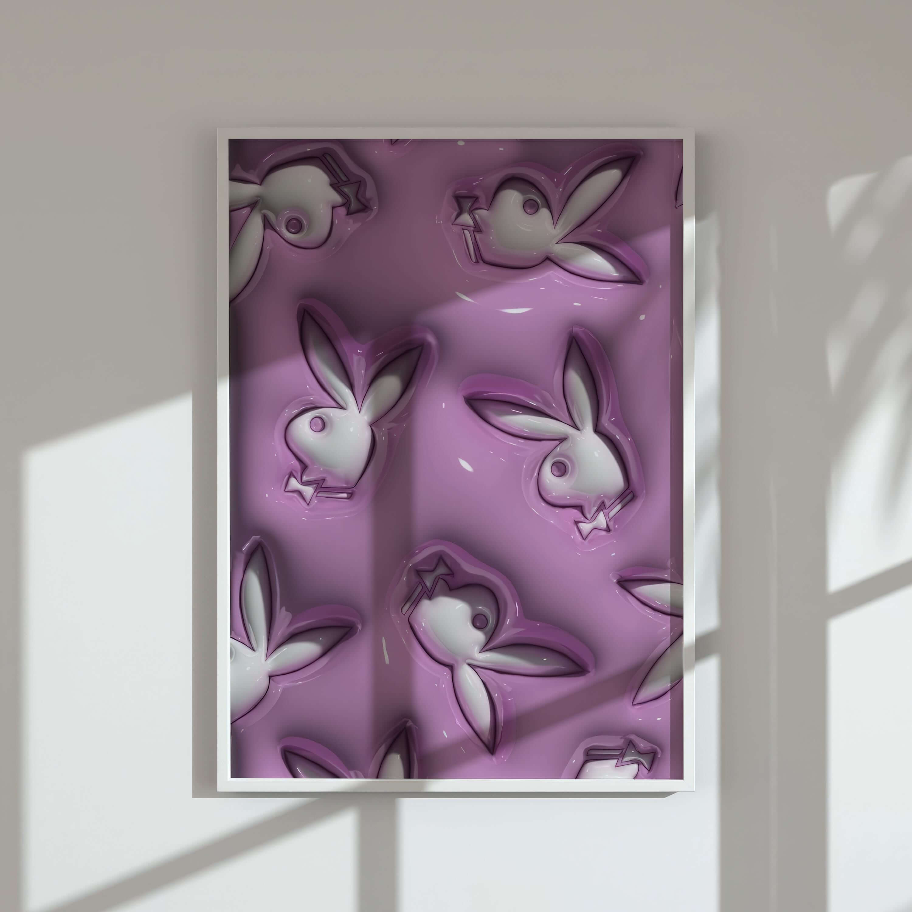 PINK Hypebeast 3D Poster Set of 3 - Haus of Prints