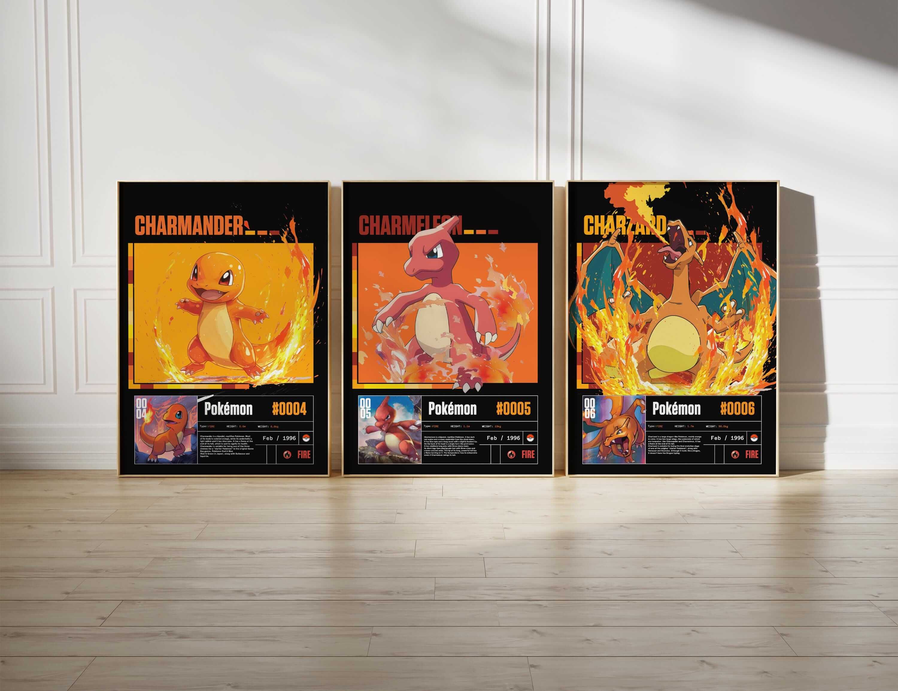 POKEMON Printable Poster Set of 3 - Haus of Prints