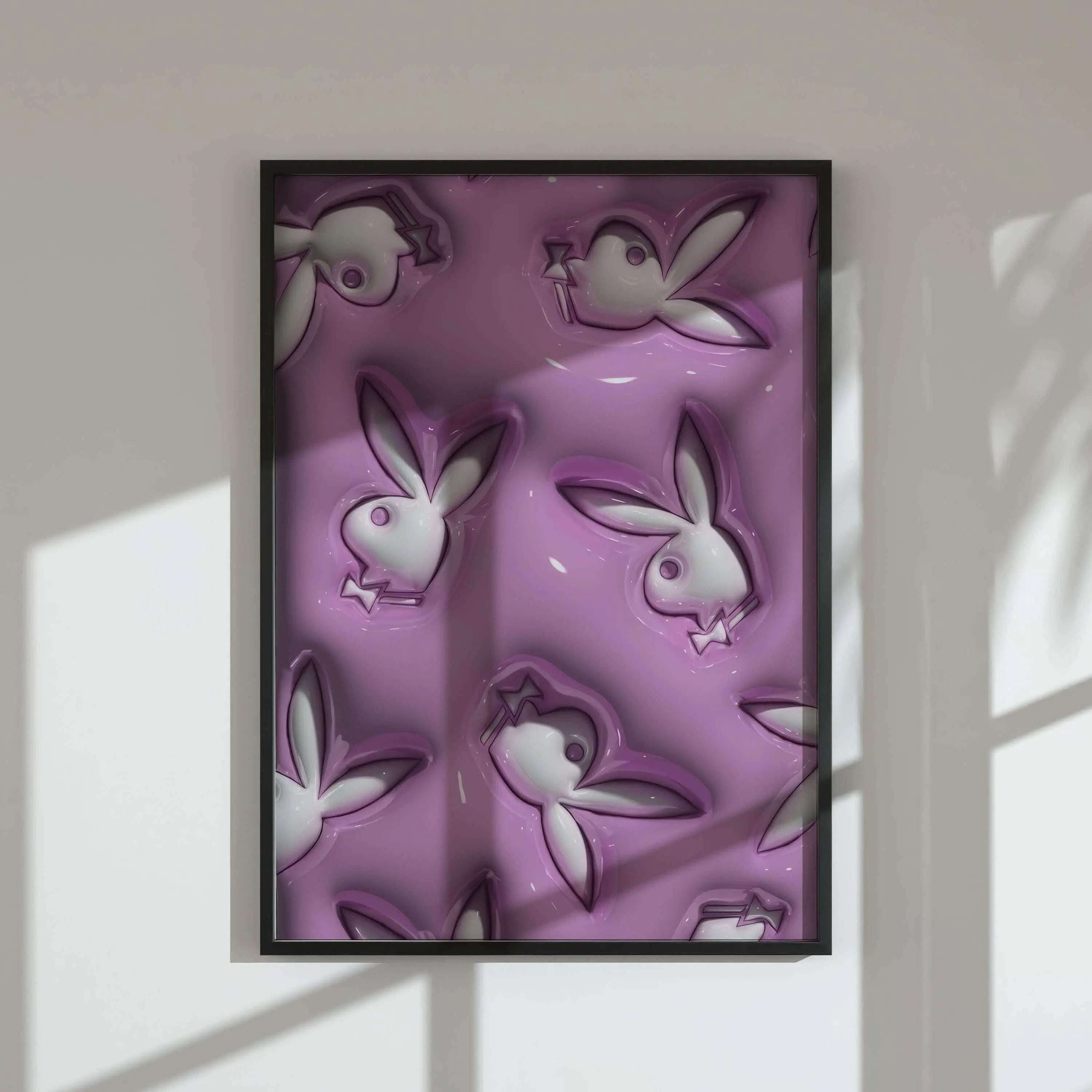 Individual 3D wall art piece in pink featuring a chic statement design perfect for modern decor.