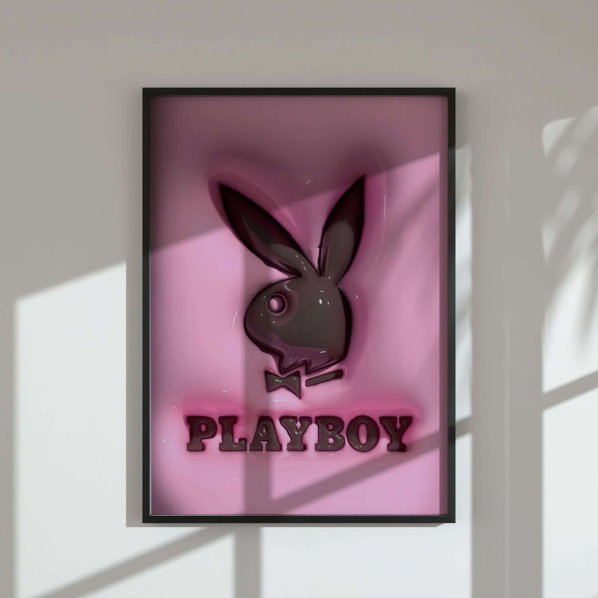 Pink Hypebeast 3D Wall Art Prints Set of 3 - Haus of Prints