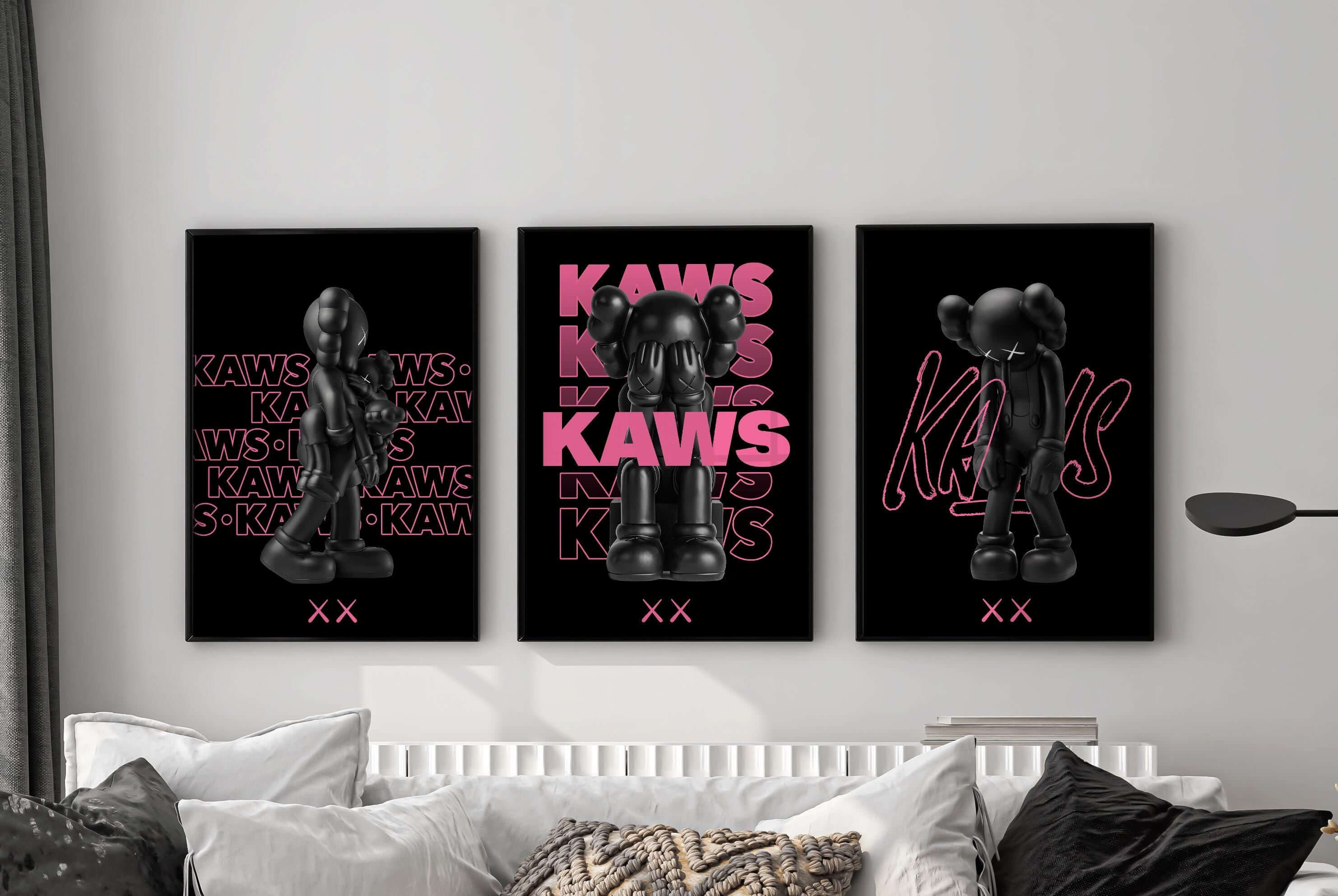 Pink Hypebeast Poster Set of 3 - Haus of Prints