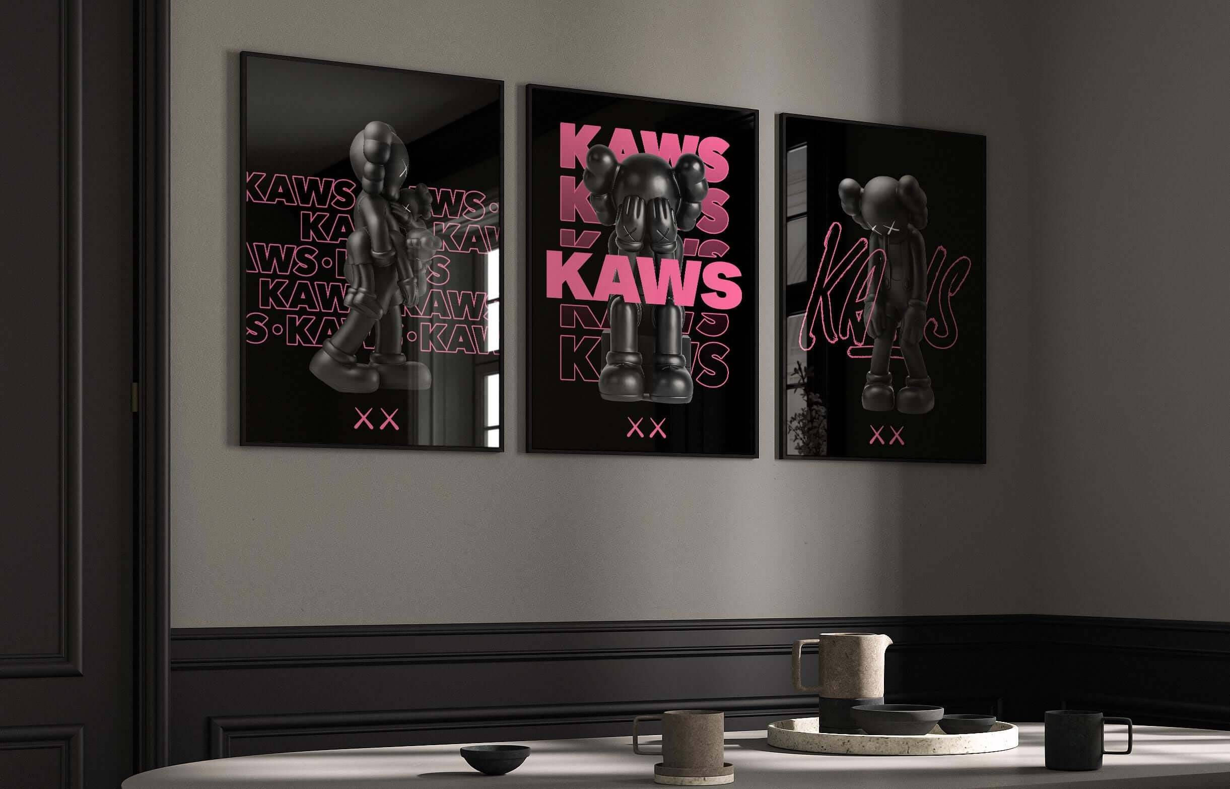 Pink Hypebeast Poster Set of 3 - Haus of Prints
