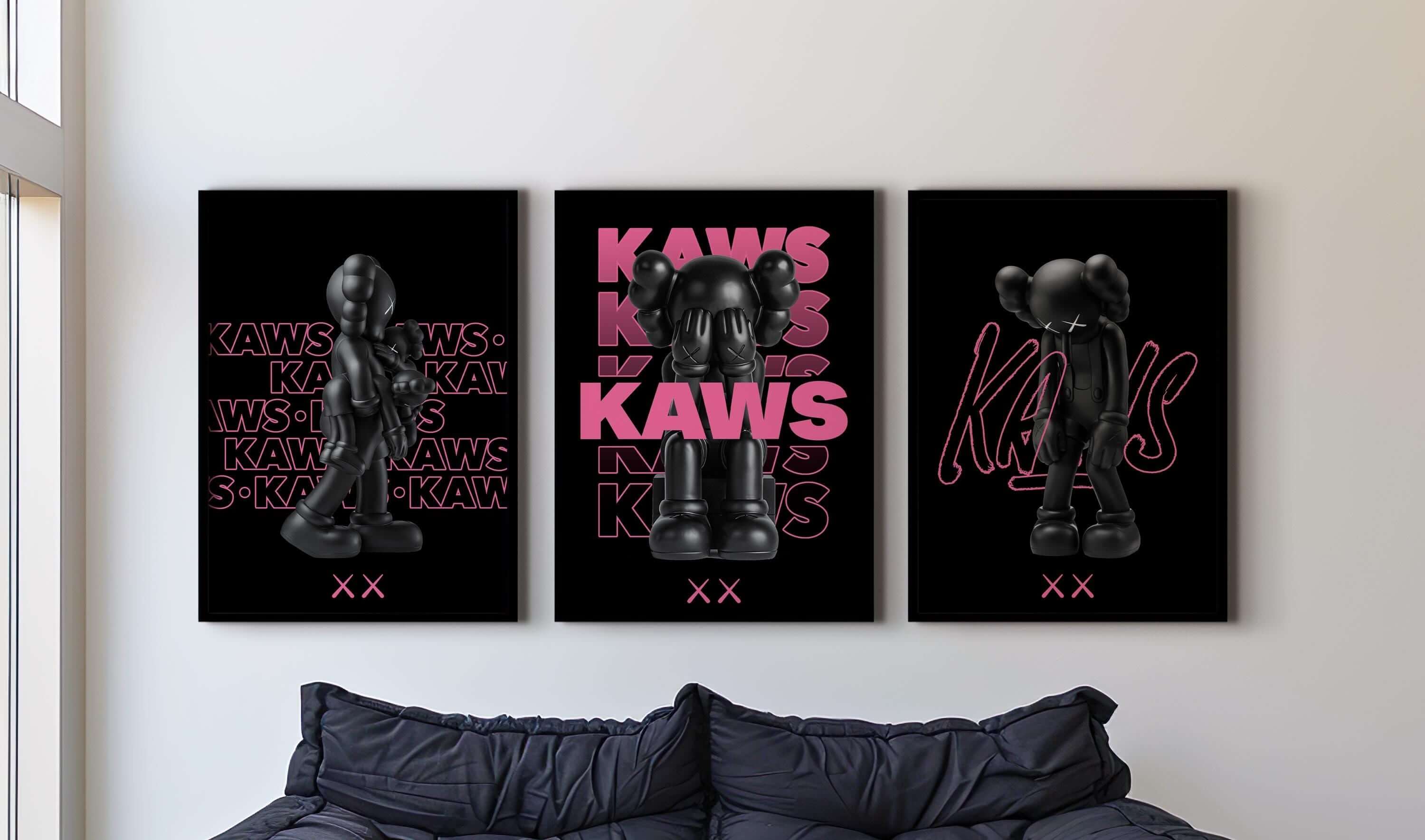 Pink Hypebeast Poster Set of 3 - Haus of Prints