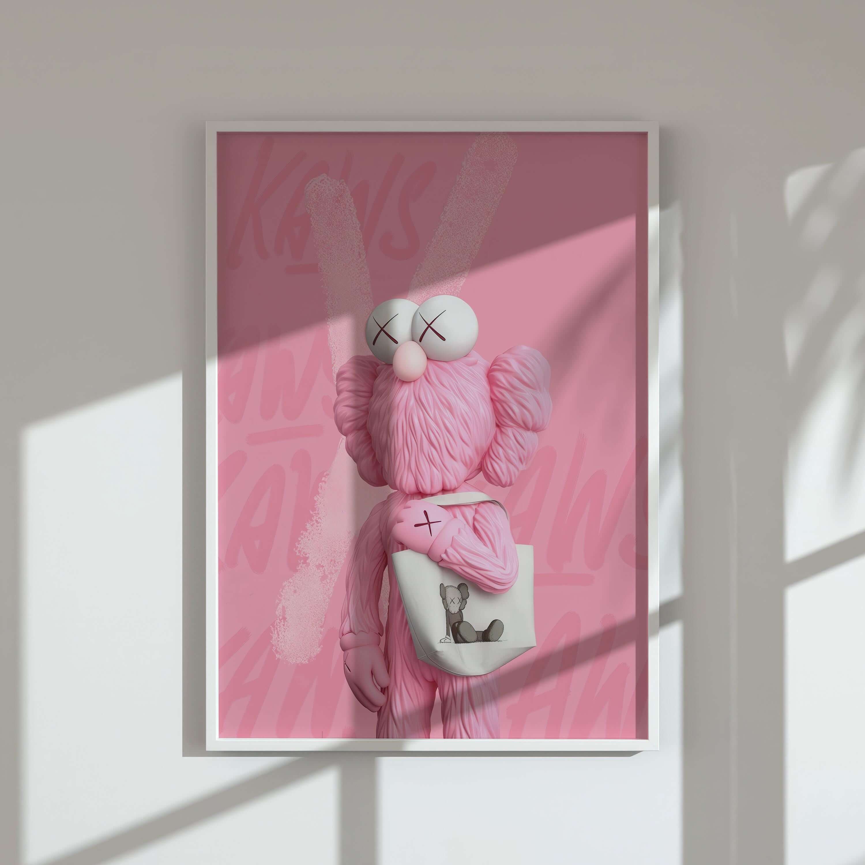 Pink Hypebeast Wall Art Set of 3 - Haus of Prints