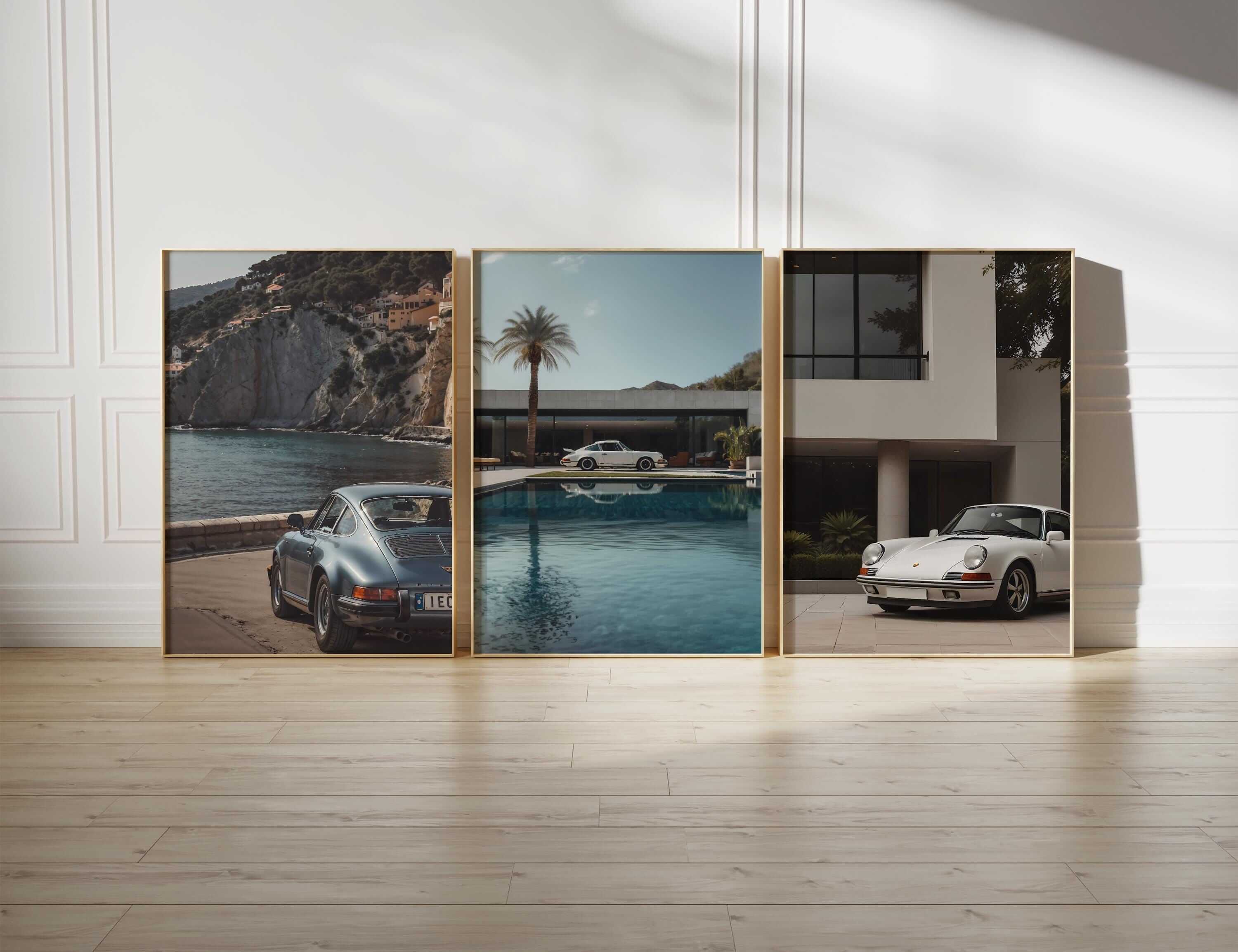 Porsche 911 Printable Wall Art Set of 3 - Haus of Prints