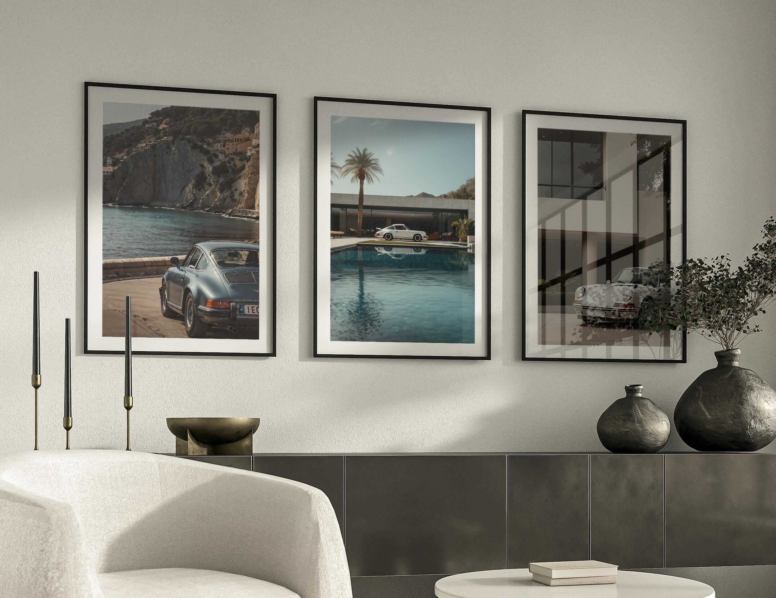Porsche 911 Printable Wall Art Set of 3 - Haus of Prints