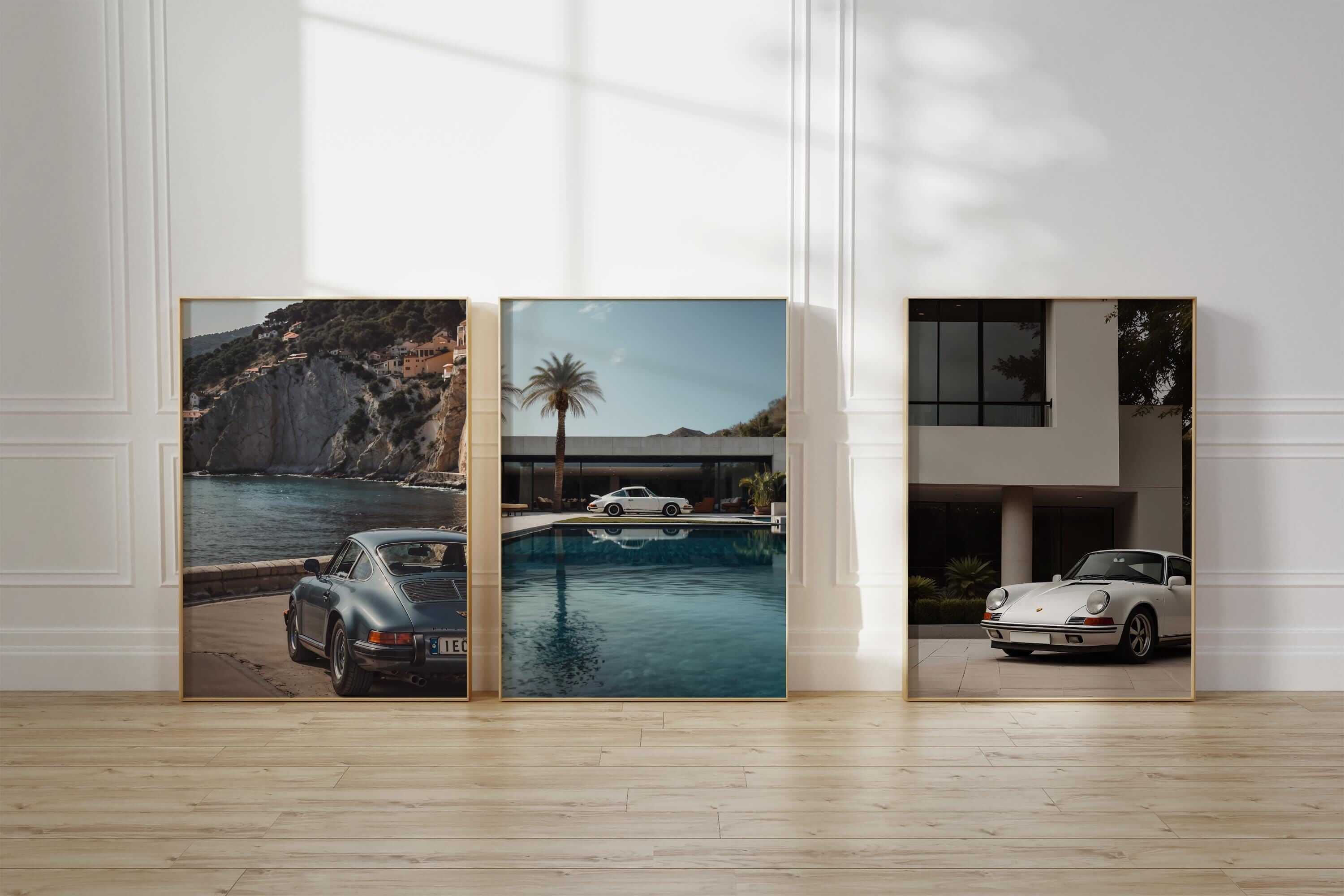 Porsche 911 Printable Wall Art Set of 3 - Haus of Prints
