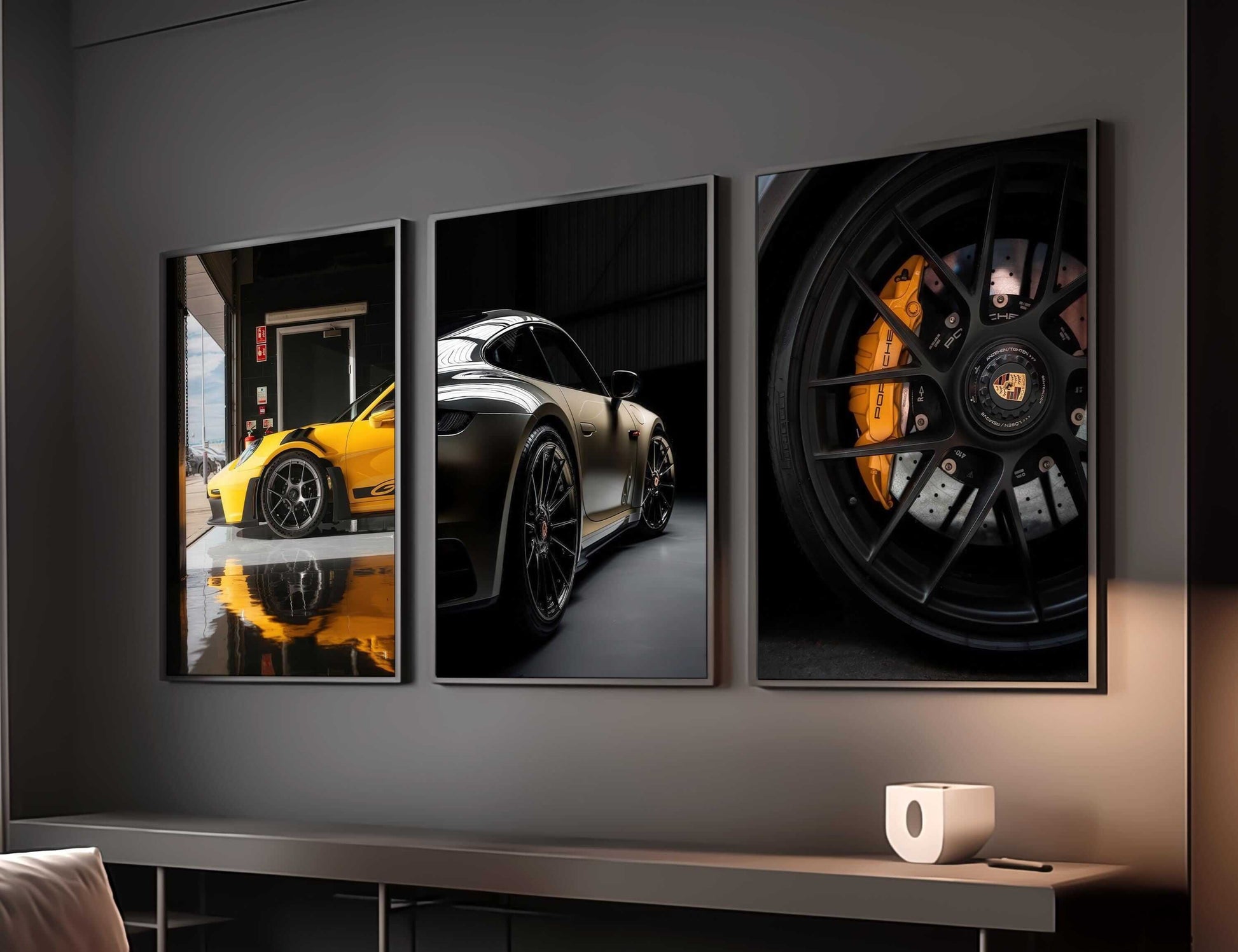 Porsche GT3 RS Wall Art Set of 4 - Haus of Prints