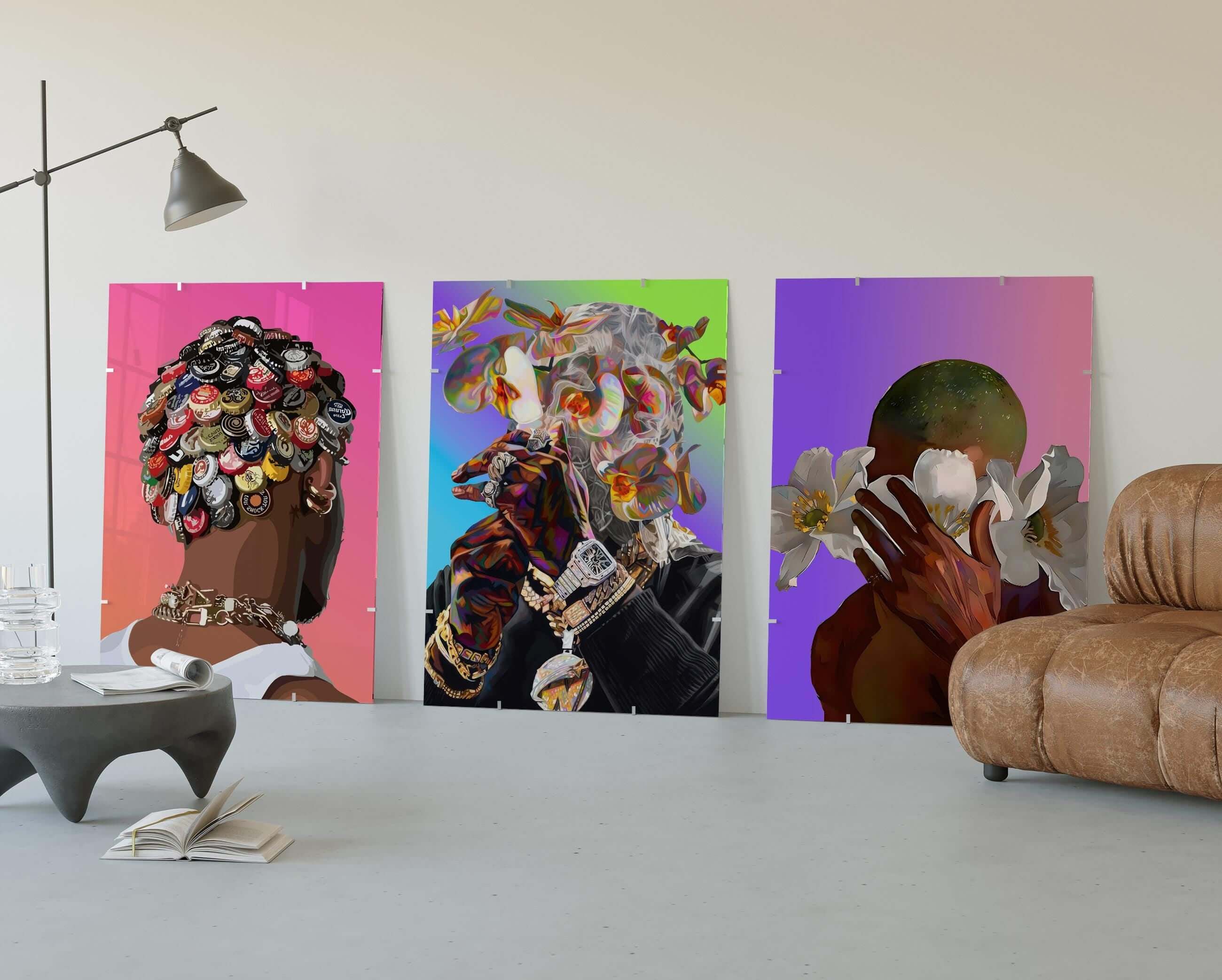 Printable Black Men Poster Set of 3 - Haus of Prints