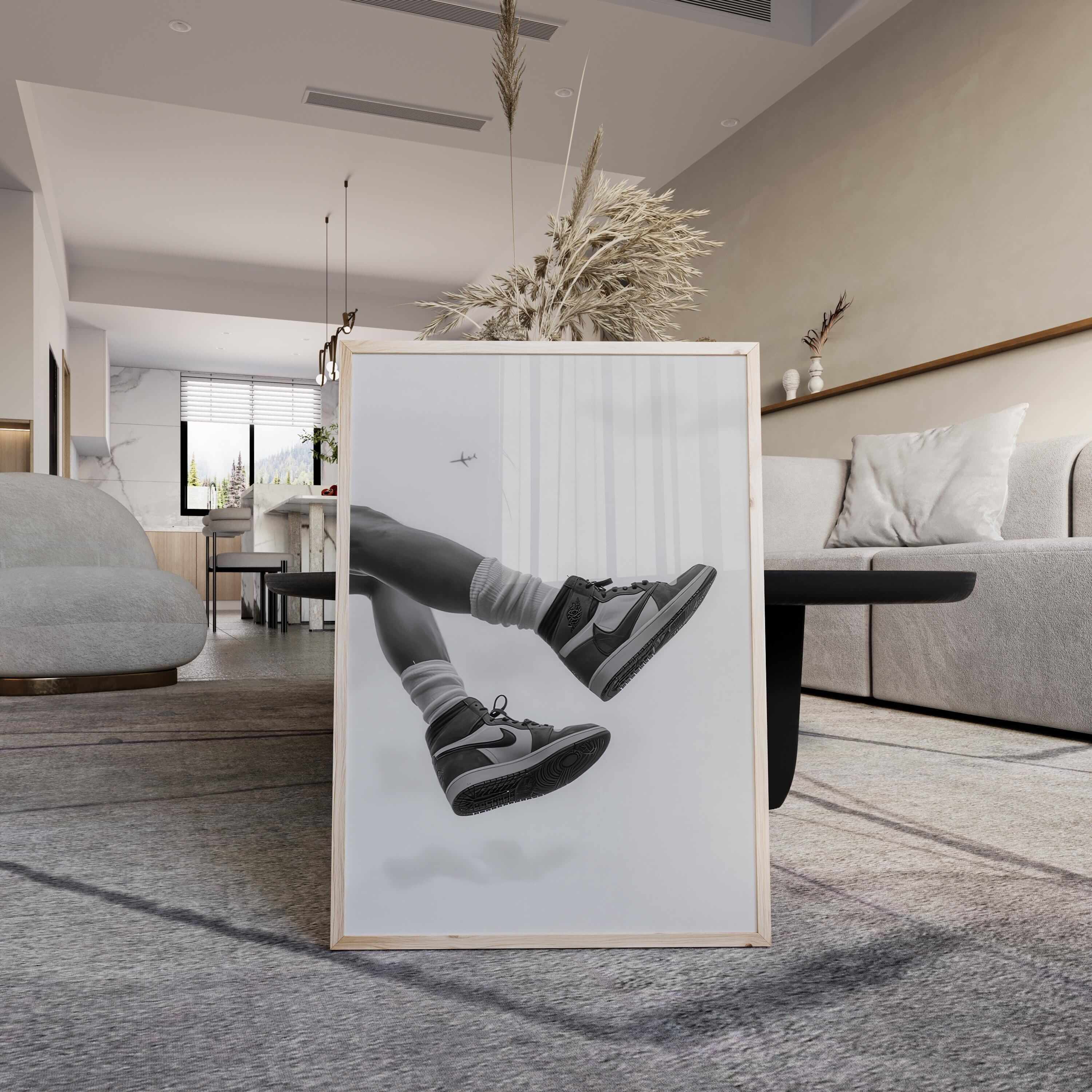 Printable Sneaker Poster Room Decor - Haus of Prints
