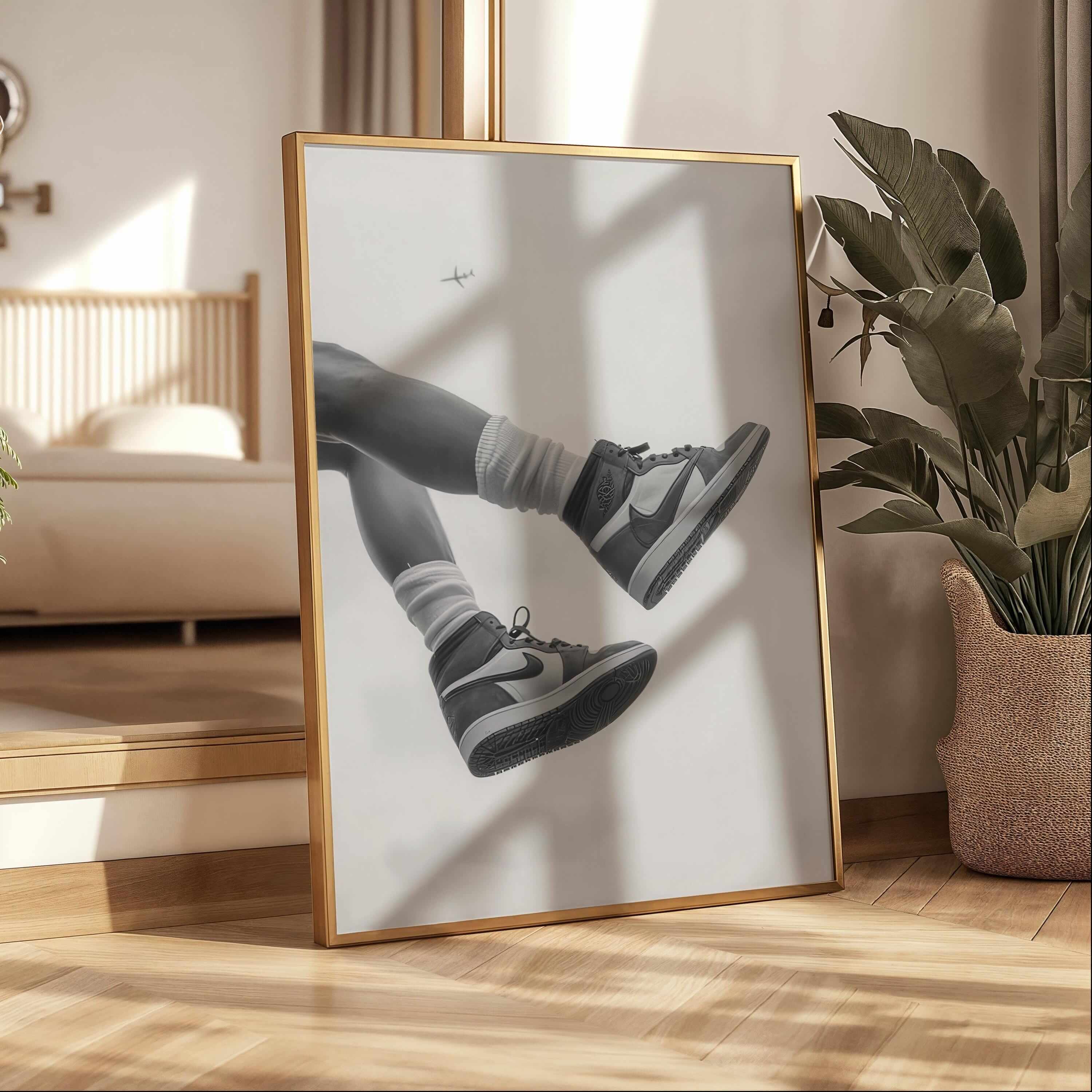 Printable Sneaker Poster Room Decor - Haus of Prints