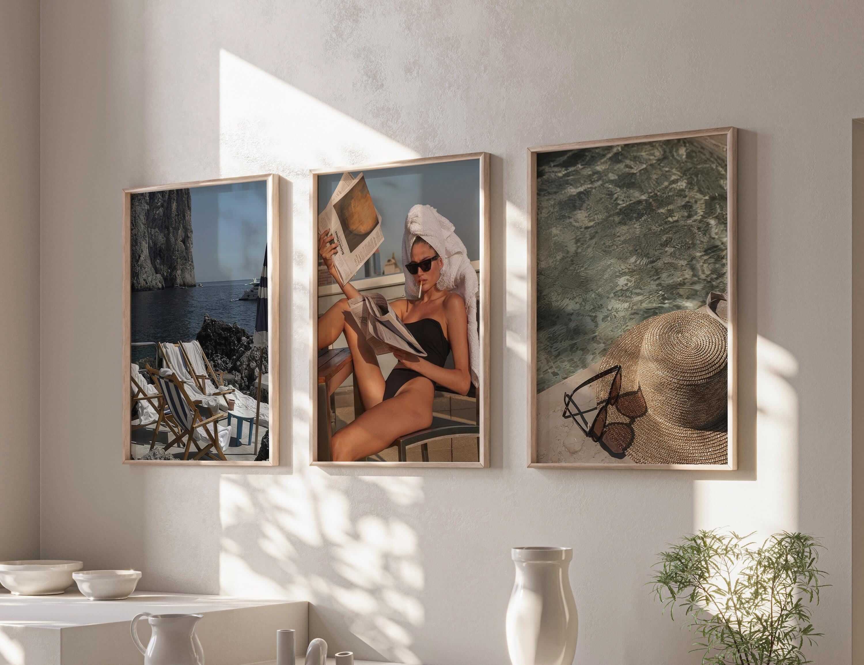 Printable Vintage Fashion Set of 3 Posters - Haus of Prints