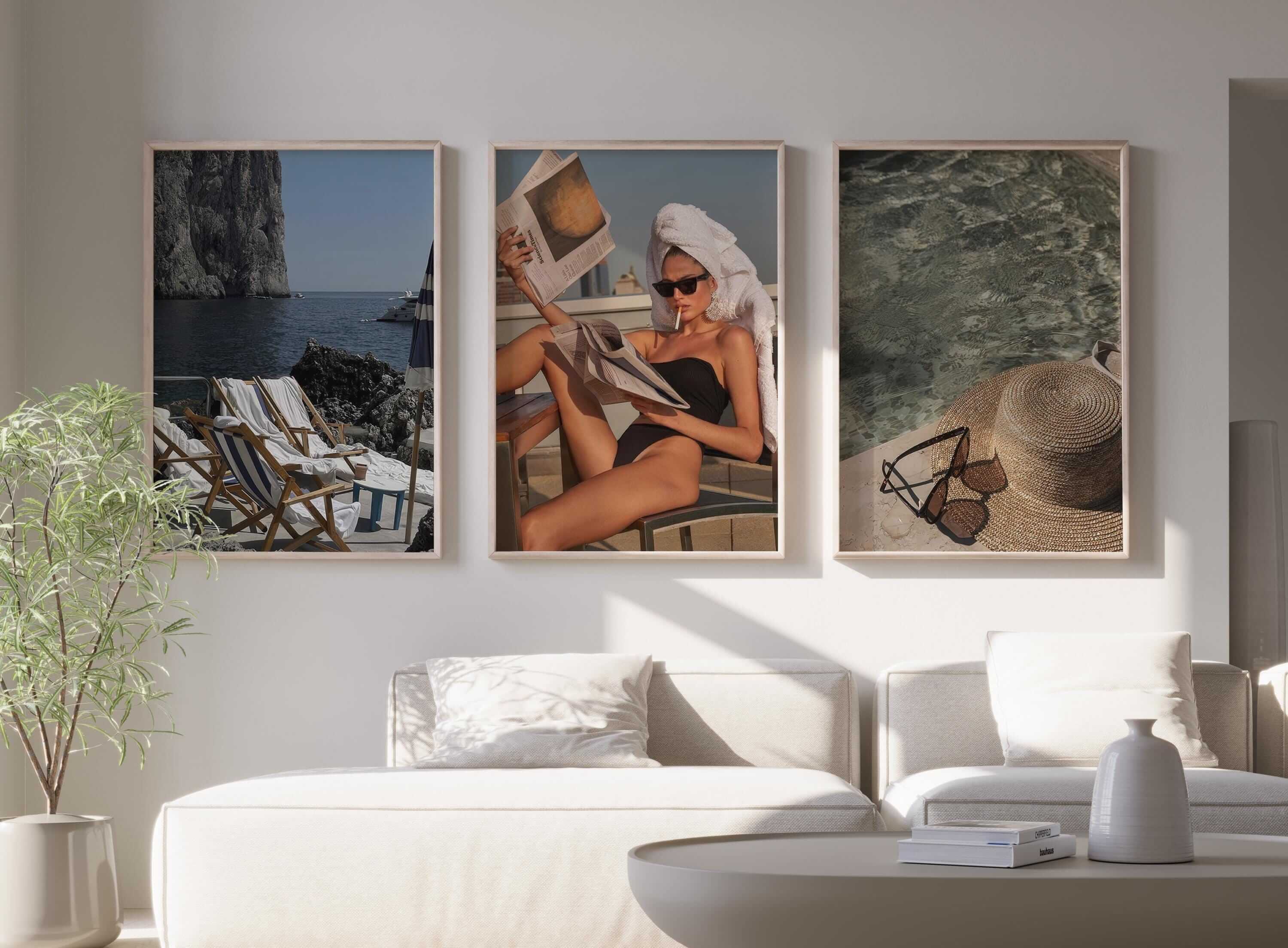 Printable Vintage Fashion Set of 3 Posters - Haus of Prints