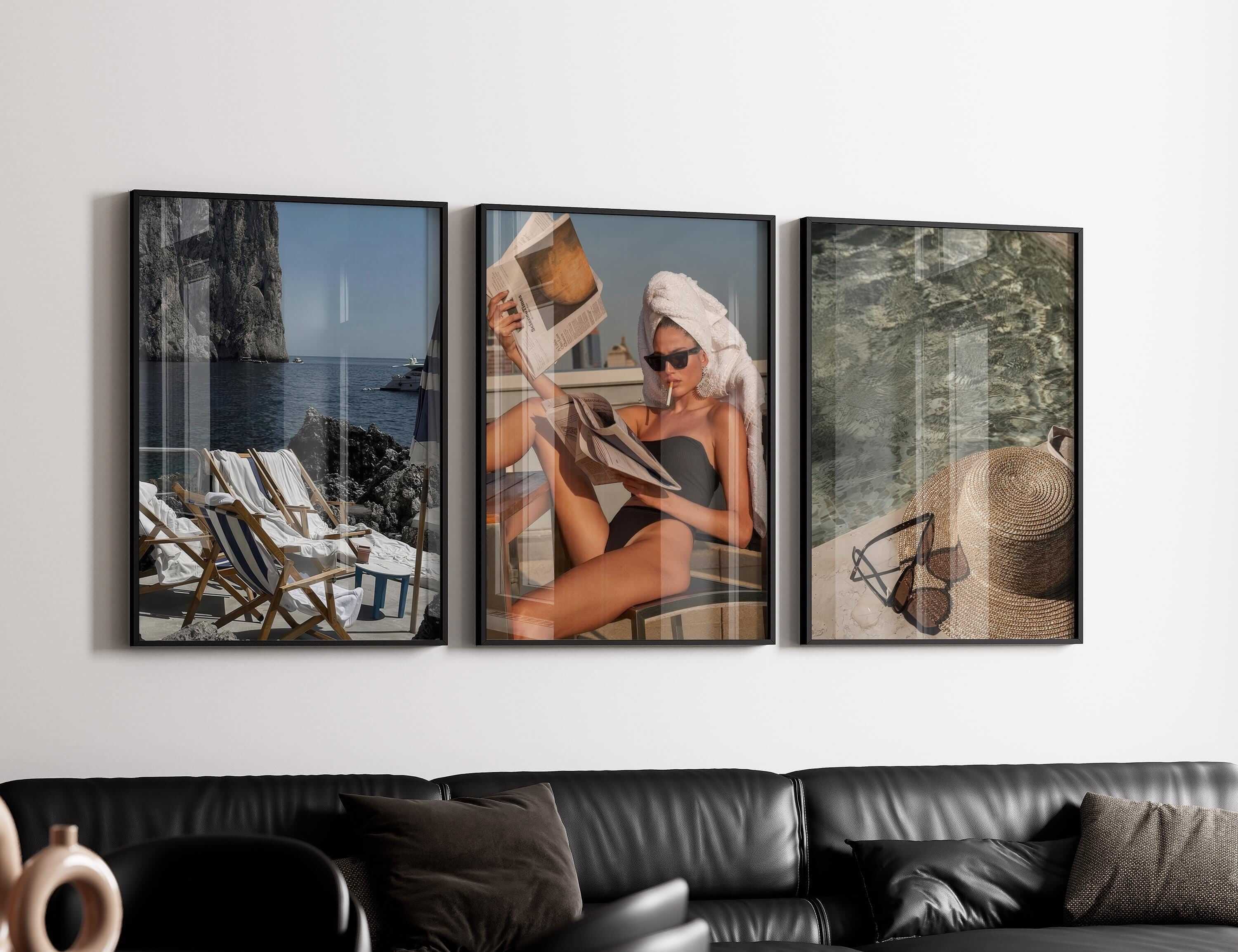 Printable Vintage Fashion Set of 3 Posters - Haus of Prints