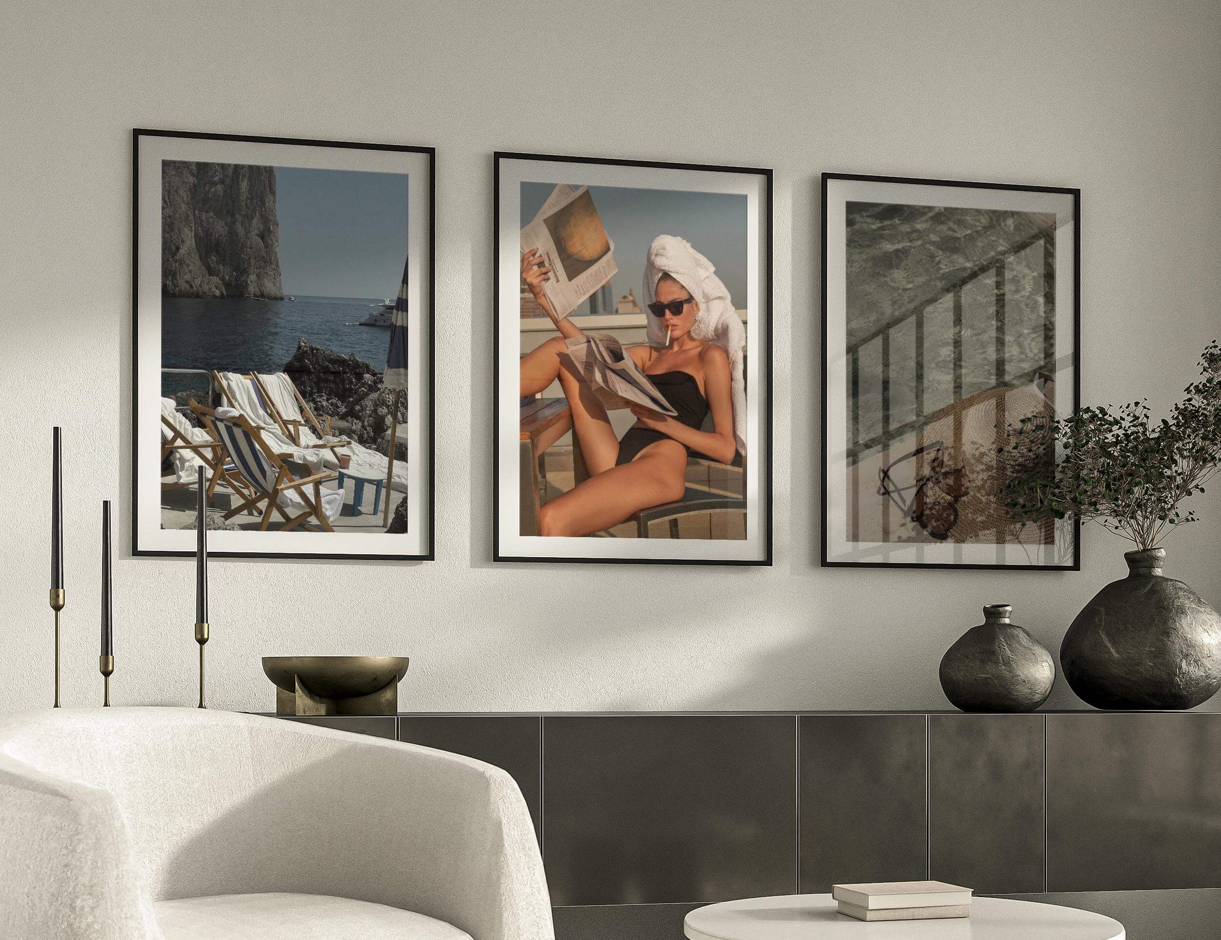 Printable Vintage Fashion Set of 3 Posters - Haus of Prints