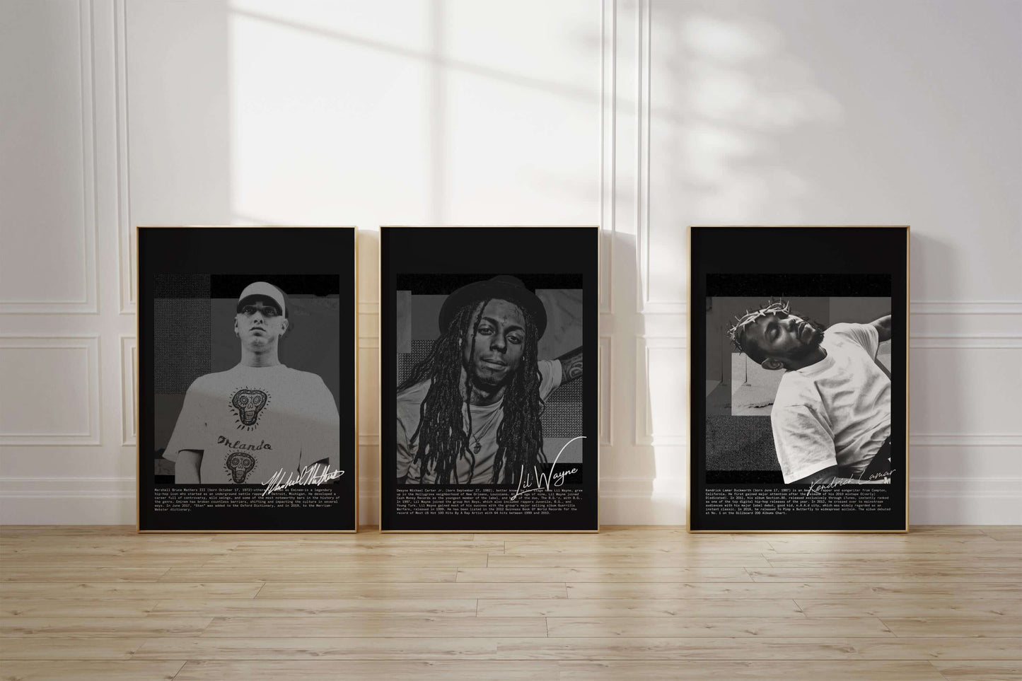 Rap Album Cover Wall Art Set of 3 - Haus of Prints