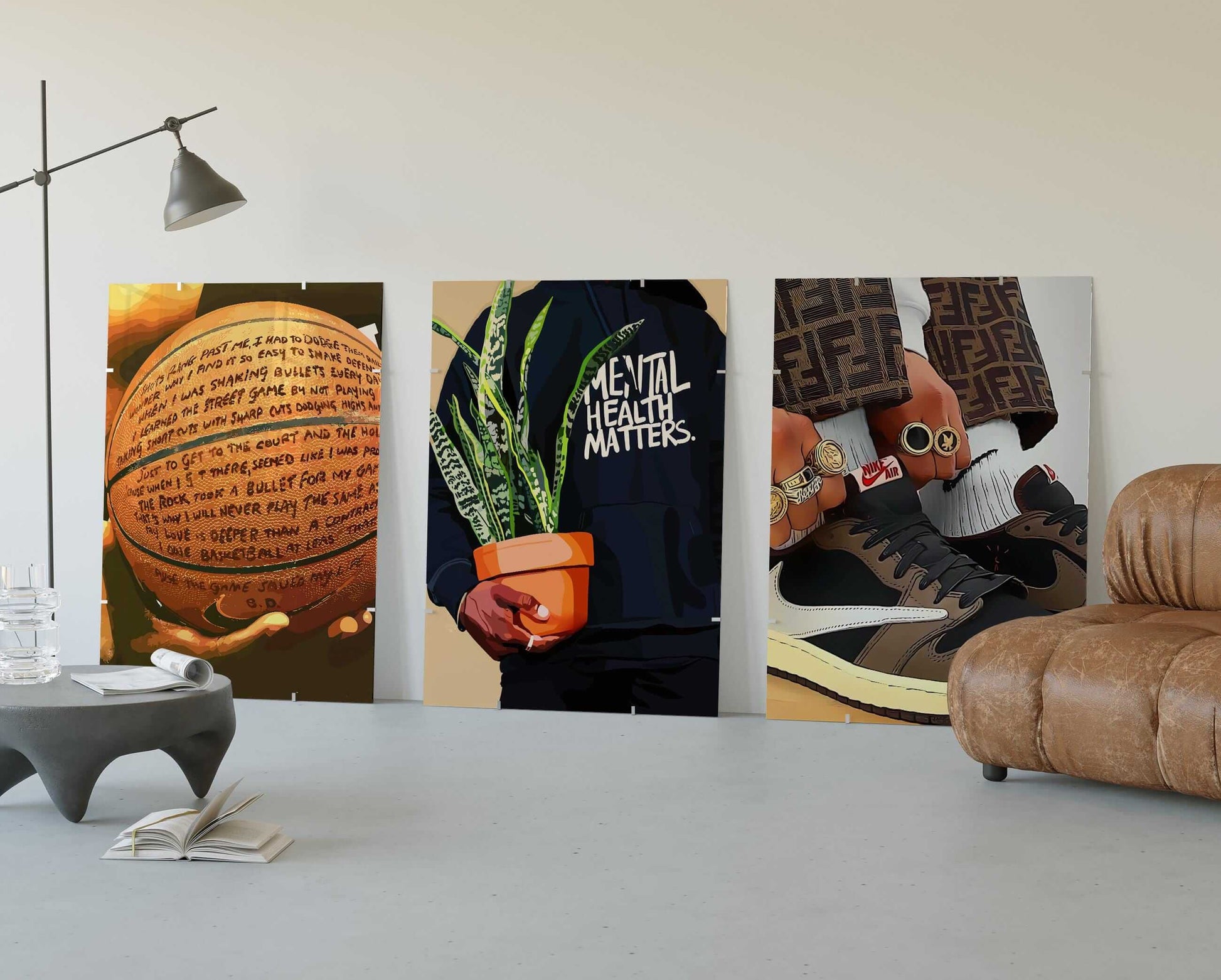 Set of 3 Black Man Art Posters - Haus of Prints