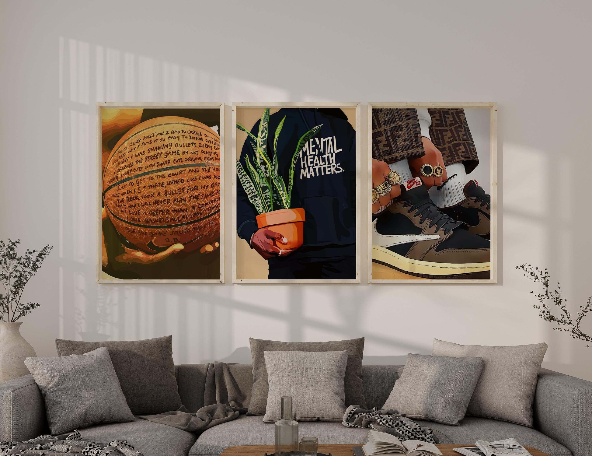 Set of 3 Black Man Art Posters - Haus of Prints