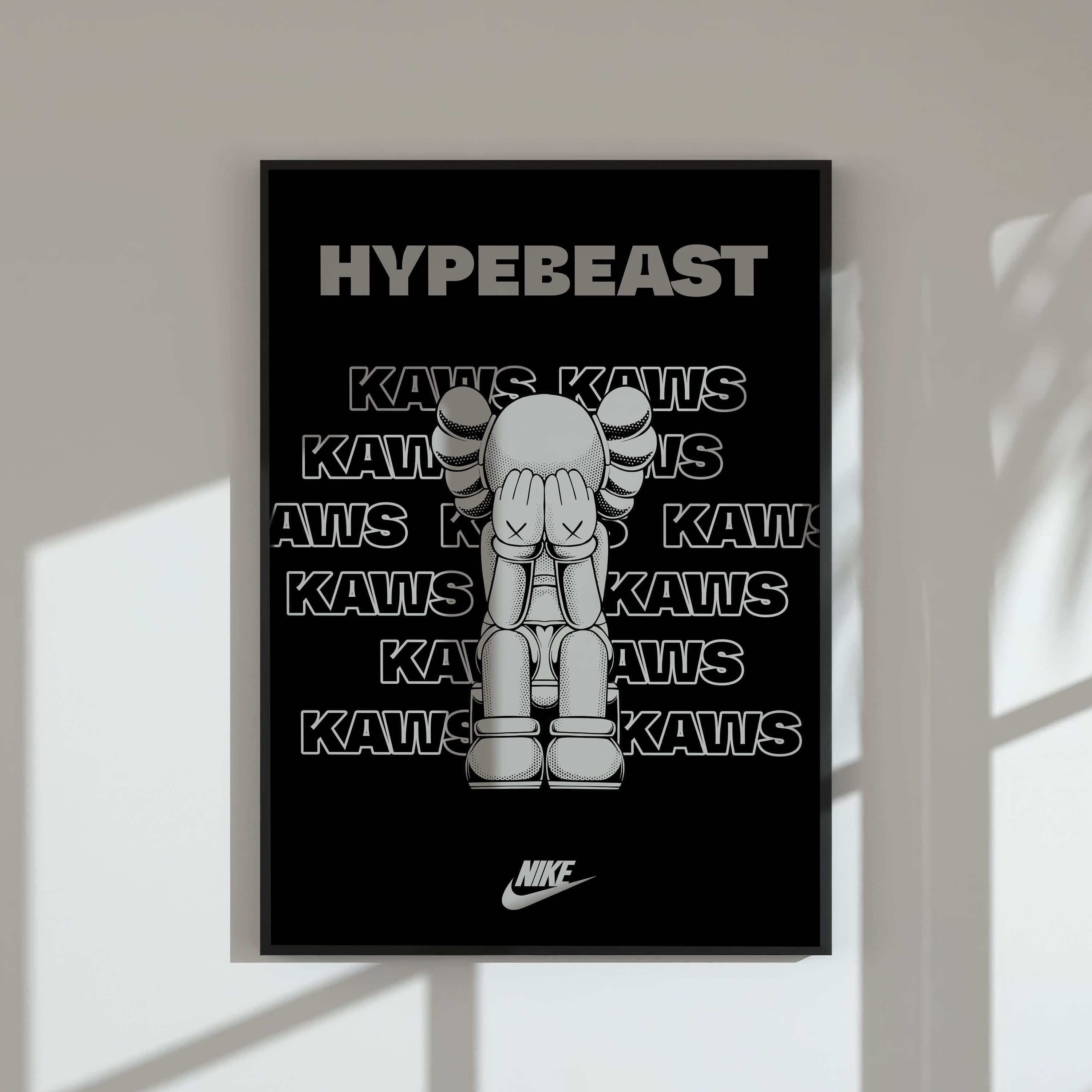Set of 3 Black and White Hypebeast Posters - Haus of Prints