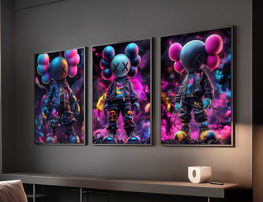 Set of 3 Teen Room Gaming Posters - Haus of Prints