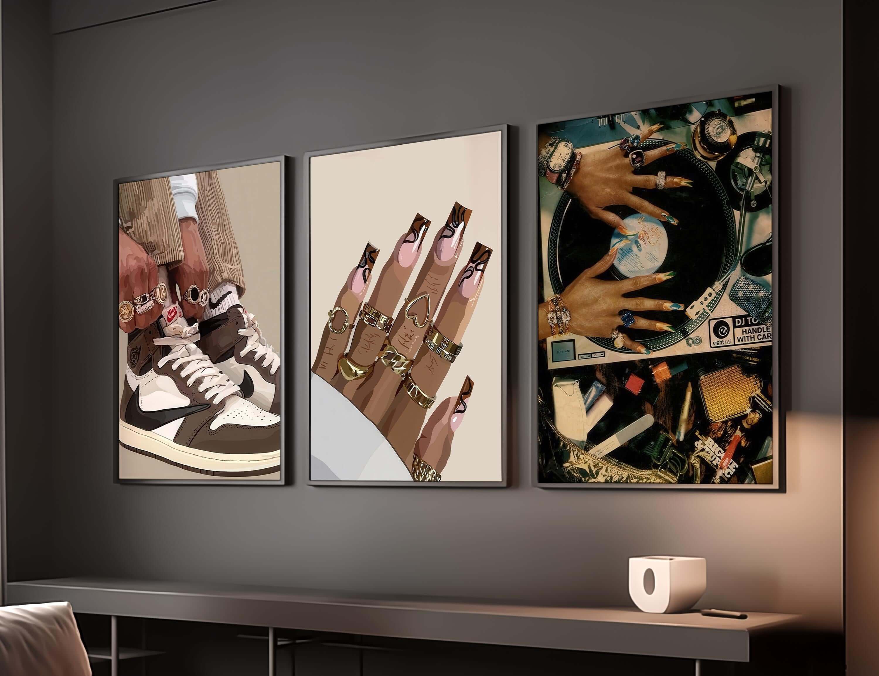 Set of 6 Printable Black Woman Wall Art - Haus of Prints