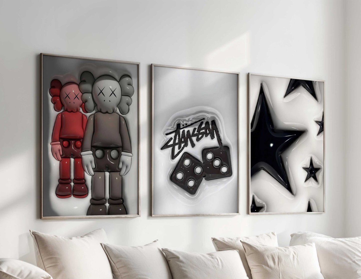 Set of 6 Trendy Urban Wall Art - Haus of Prints