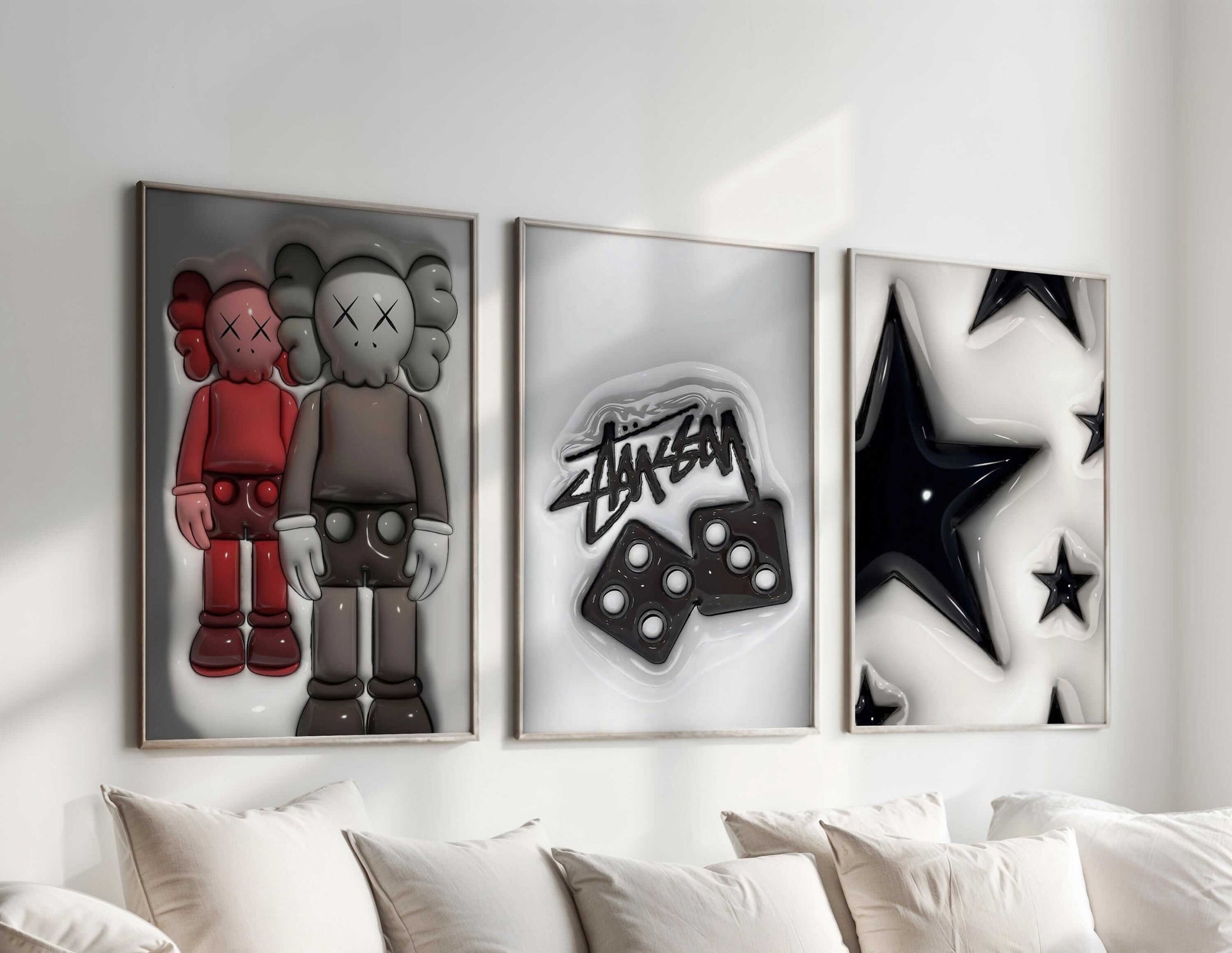 Set of 6 Trendy Urban Wall Art - Haus of Prints