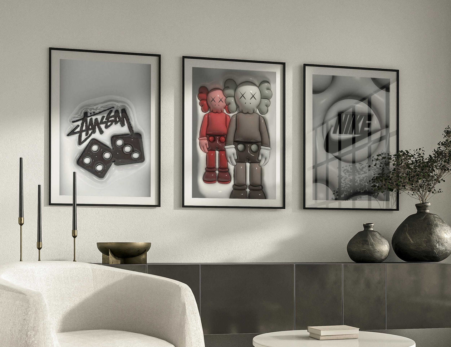 Set of 6 Trendy Urban Wall Art - Haus of Prints